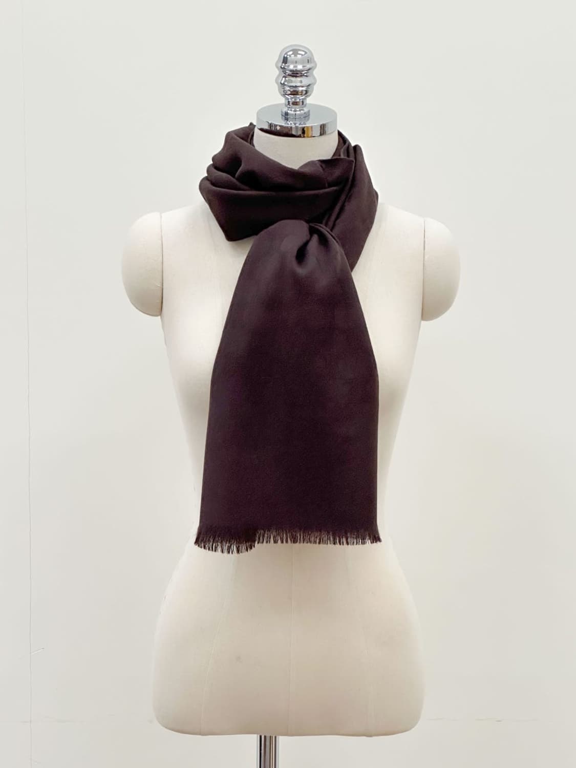 celine / 셀린느 브라운 트리오페 울 머플러 상품이미지7