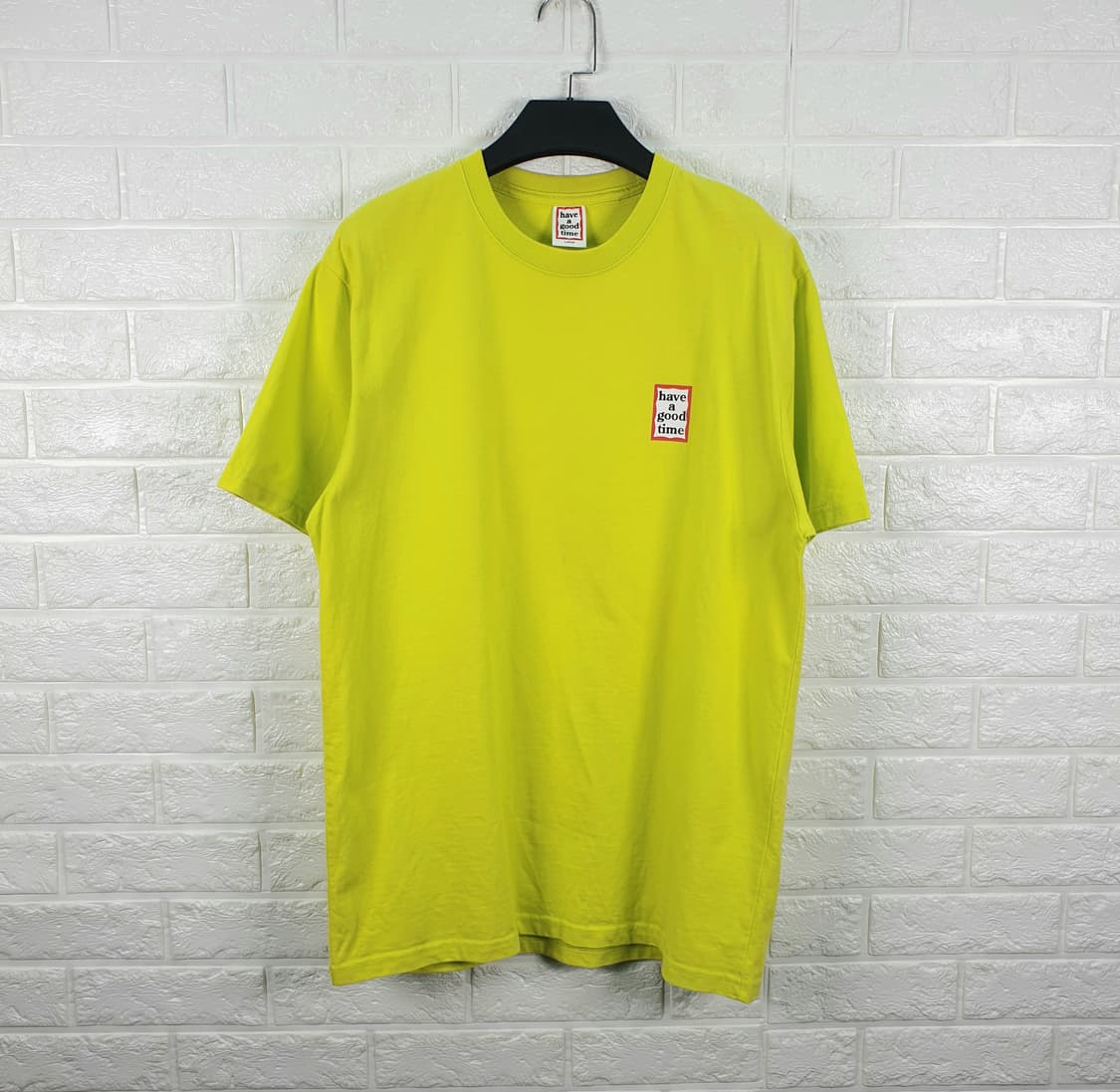 [100]해브어굿타임 프레임로고 반팔티 상품이미지2