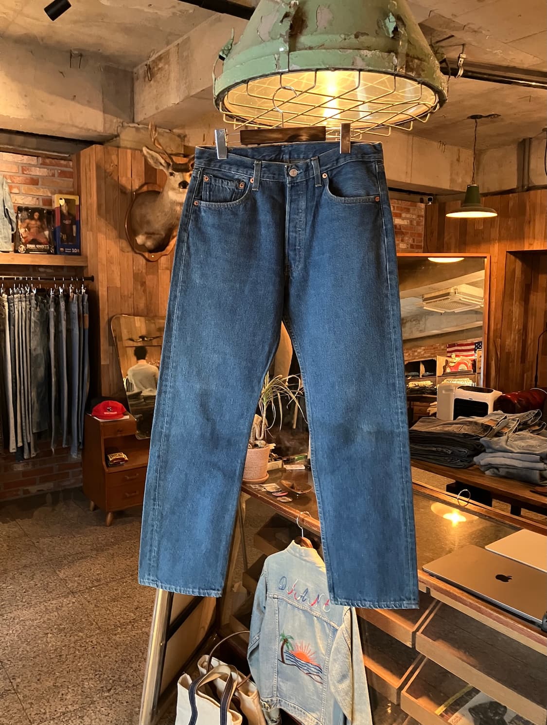 USA 빈티지 리바이스 501 데님 팬츠 상품이미지1