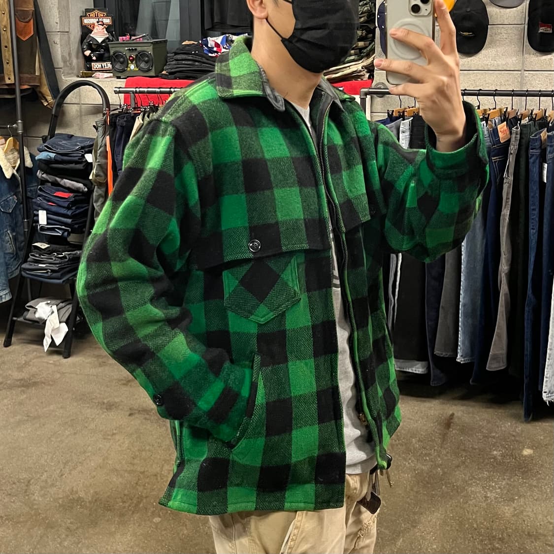 70s Johnson 매키노 울 자켓 (100-105) 상품이미지8