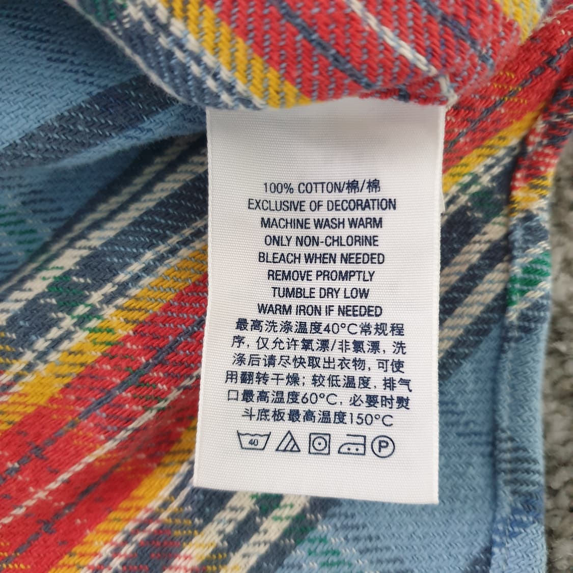 랄프로렌 체크 셔츠 상품이미지3