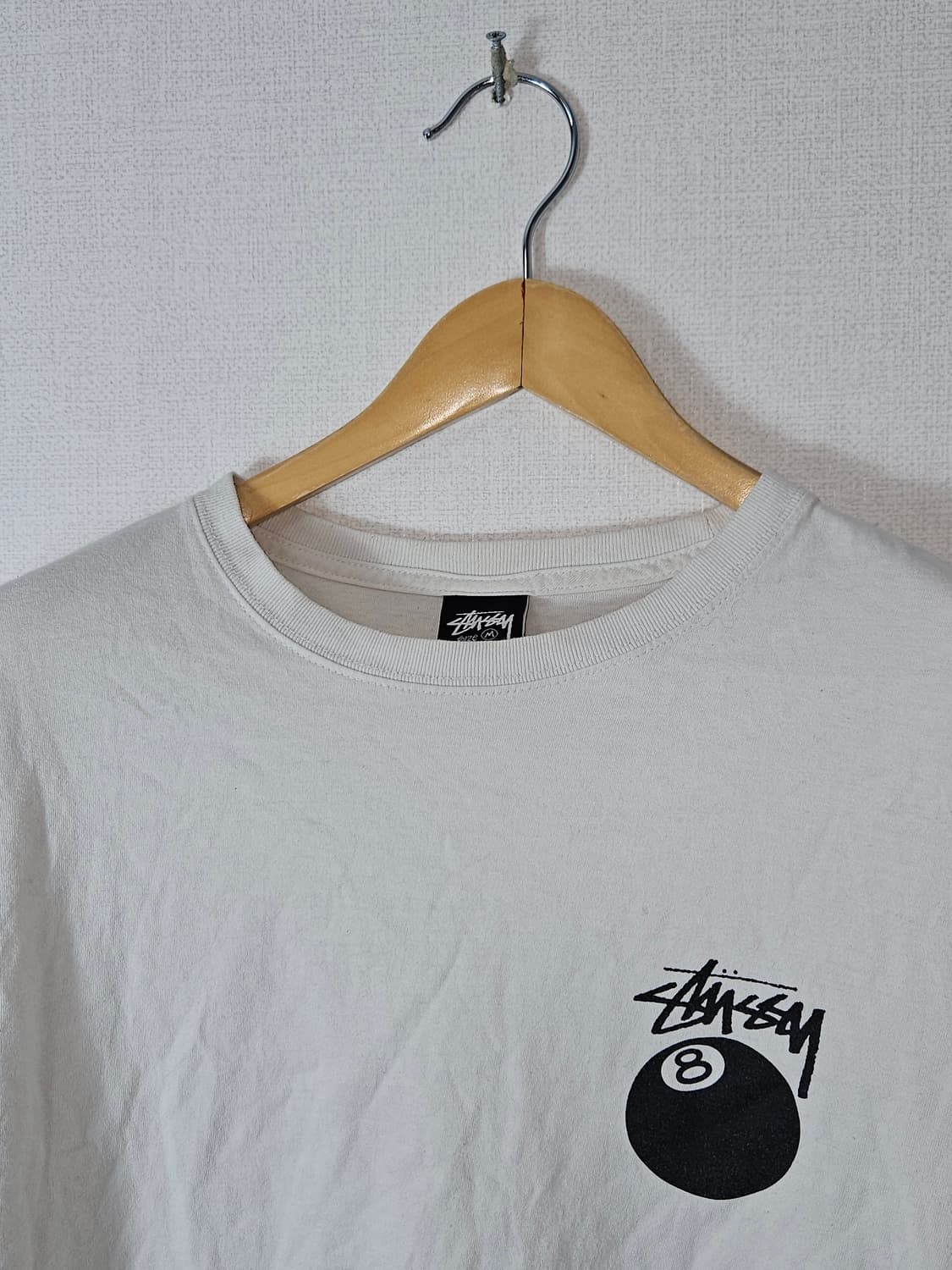 스투시 stussy 8볼 피그먼트 다이드 반팔티셔츠 정품 M 상품이미지3