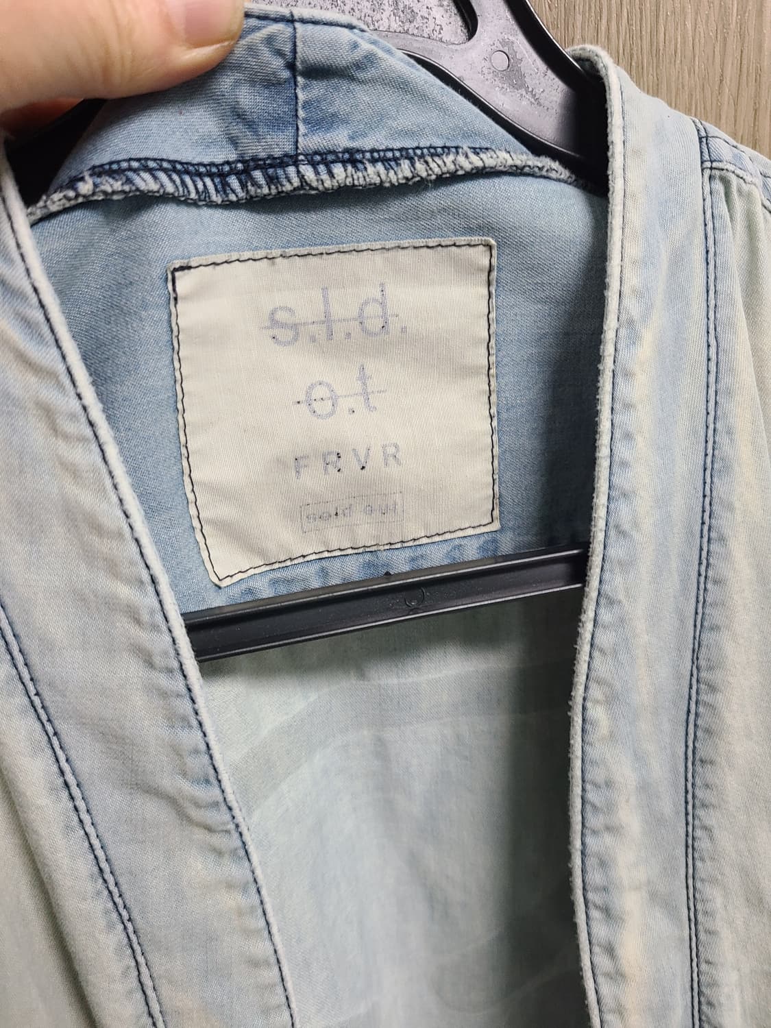 이태리 솔드아웃 여성 데님 셔츠 xs 상품이미지2