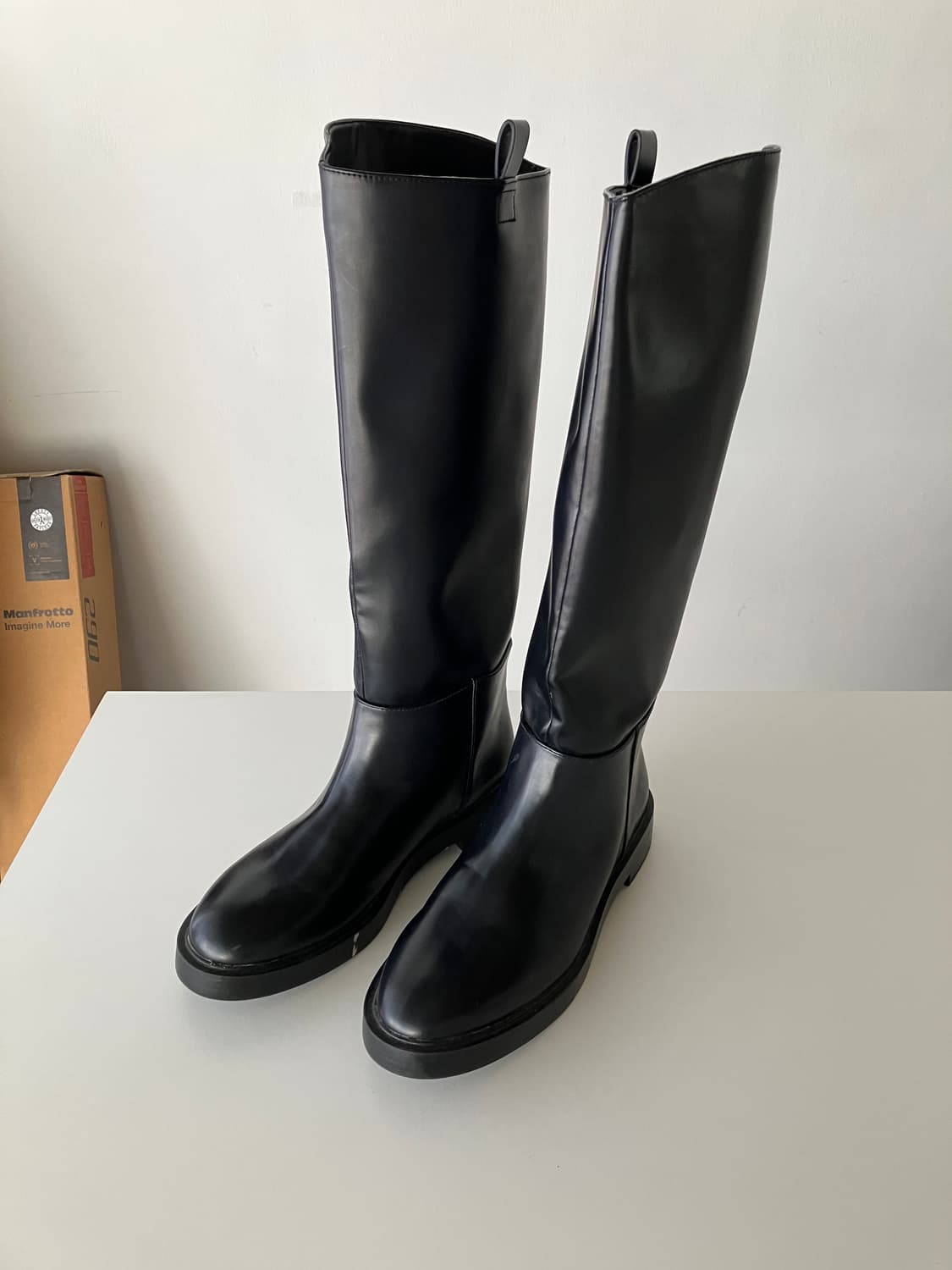 h&m 블랙 니하이 롱부츠 상품이미지2