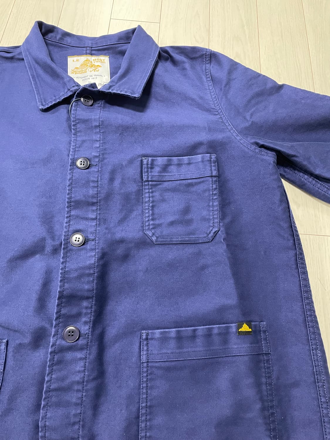 [새상품] 르몽생미셸 워크 자켓 네이비 50 사이즈 상품이미지1