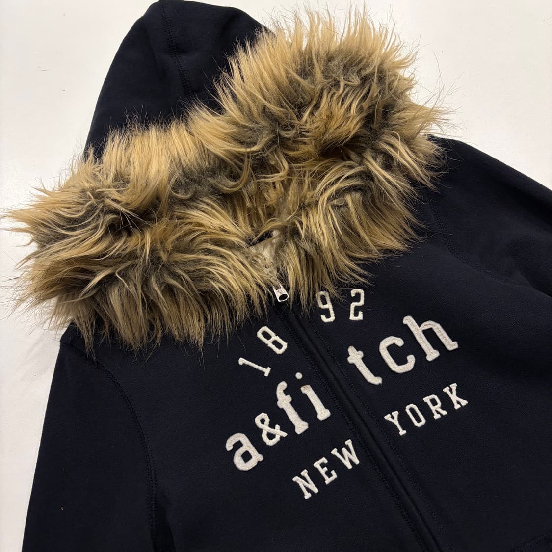 [XL] 아베크롬비 울프죠 키즈 블랙 후드 집업 C47 상품이미지3