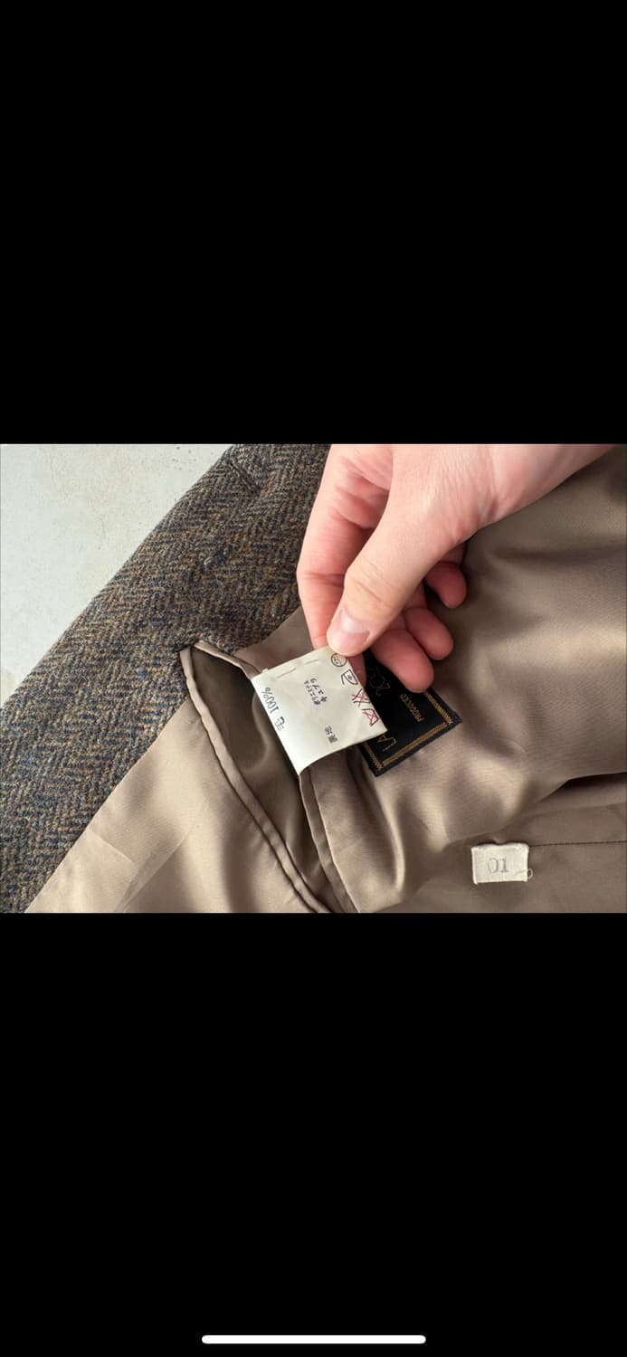 해리스트위드 헤링본 자켓 상품이미지4