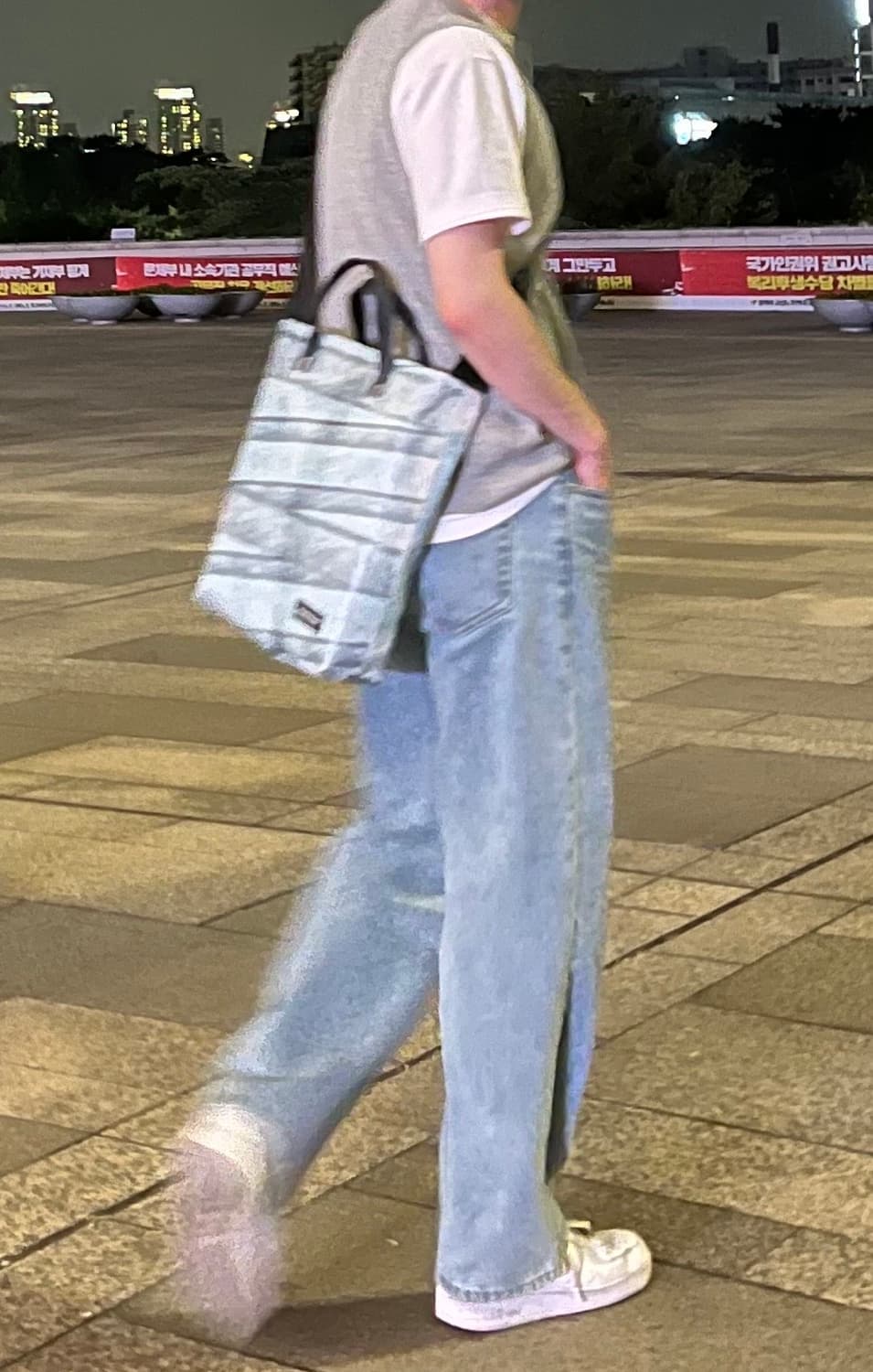 🌟프라이탁 리랜드 유니크모델 블루 스트라이프 민트택(ㅇ) 상품이미지6