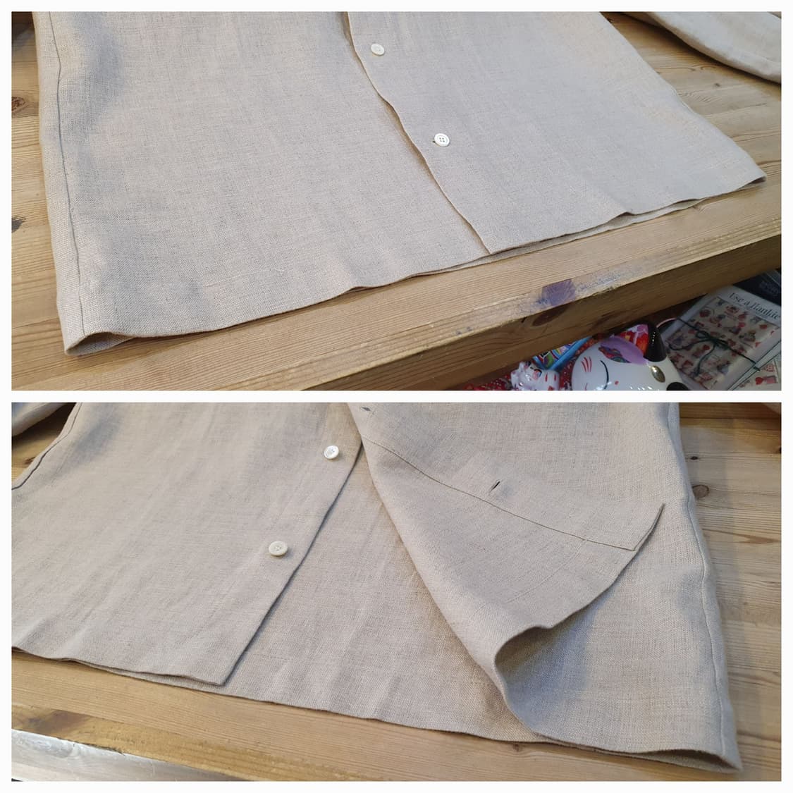 (새상품)100.COS 린넨 셔츠 상품이미지7