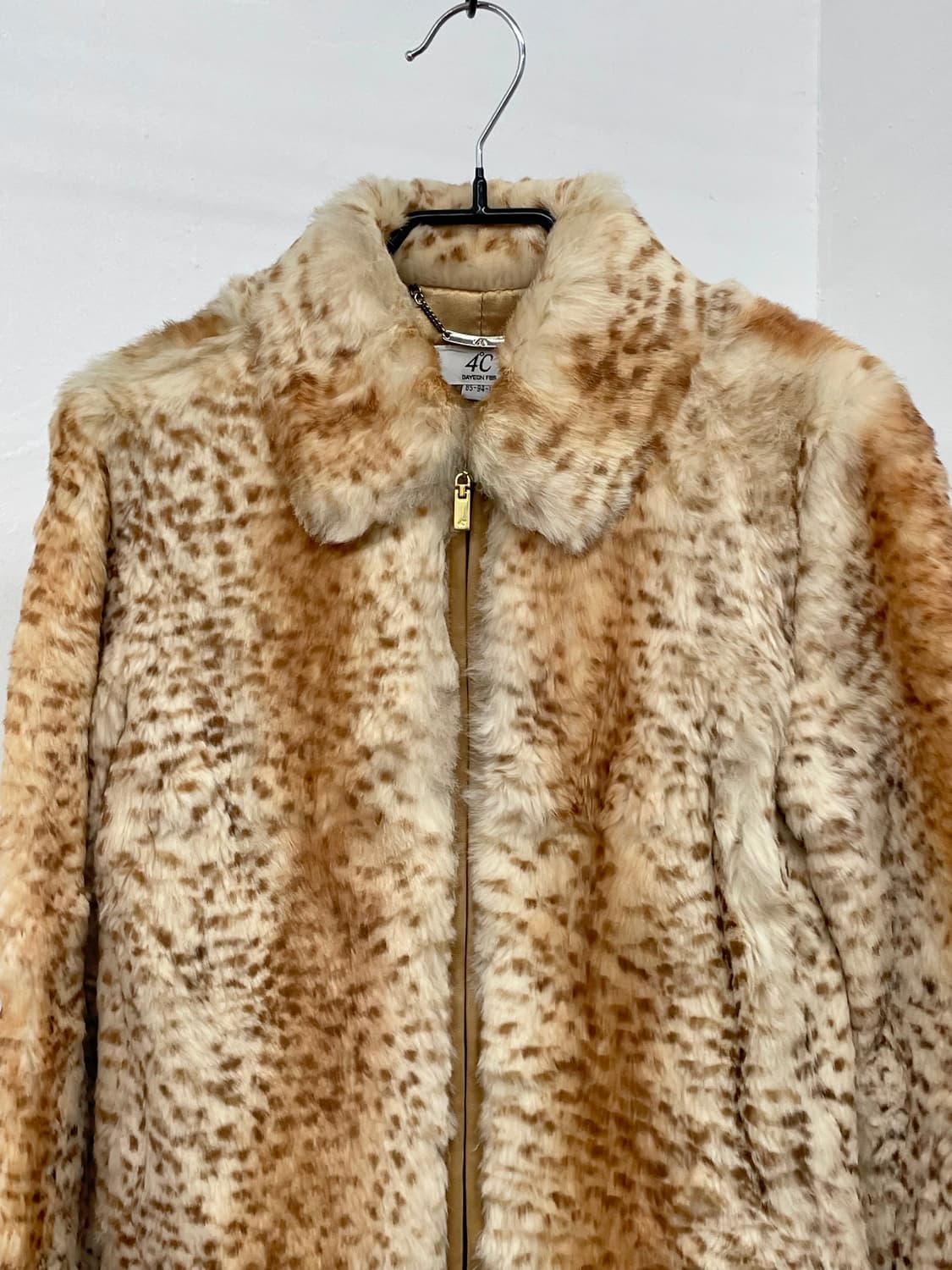 레오파드 양가죽 렉스 퍼자켓 상품이미지3