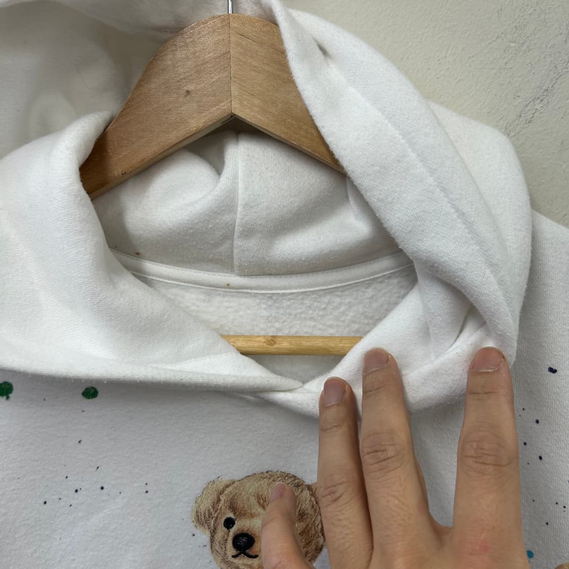 16650 - 폴로 랄프로렌 페인팅 베어 후드티 상품이미지3