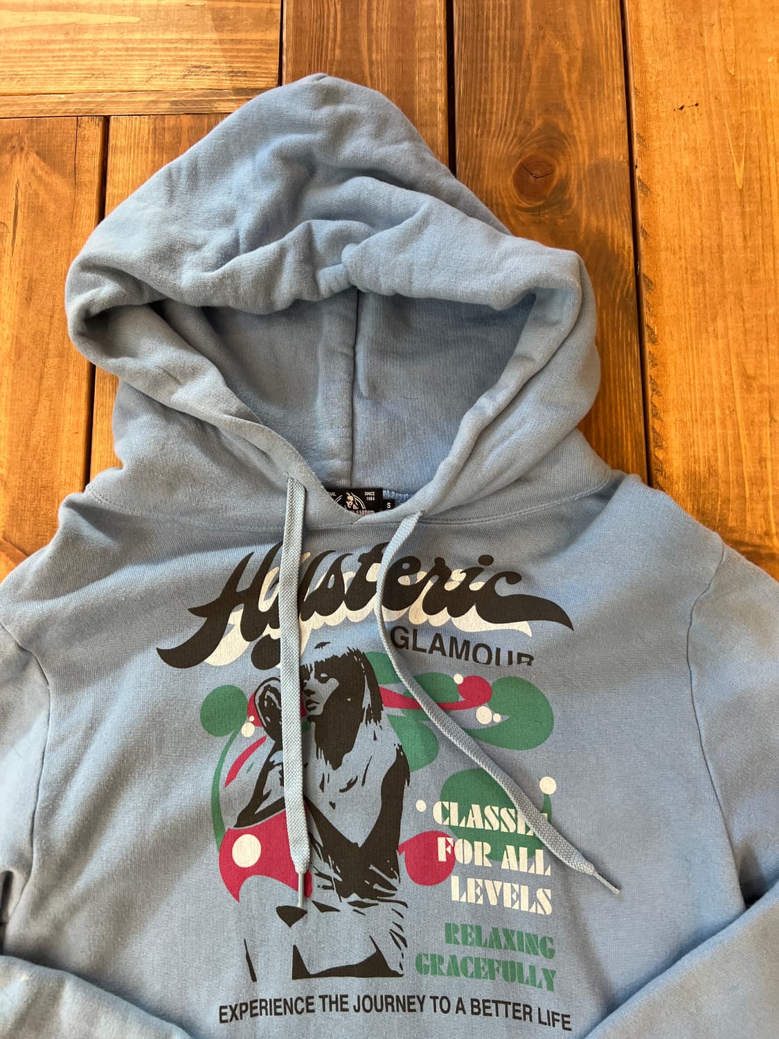 히스테릭글래머 히스걸 스카이블루 후드티 상품이미지7