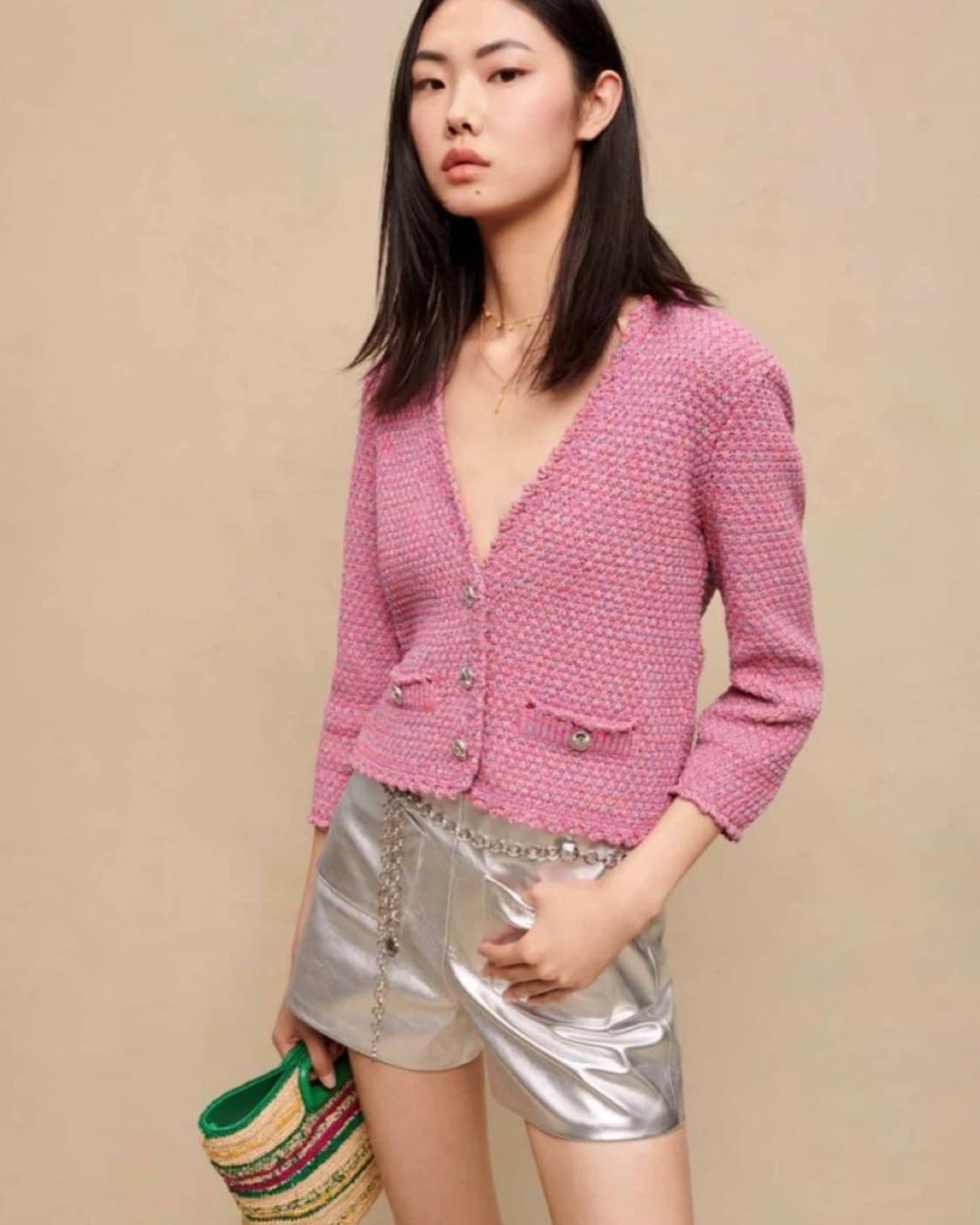 마쥬 크로셰 트위드 가디건 2사이즈 상품이미지1