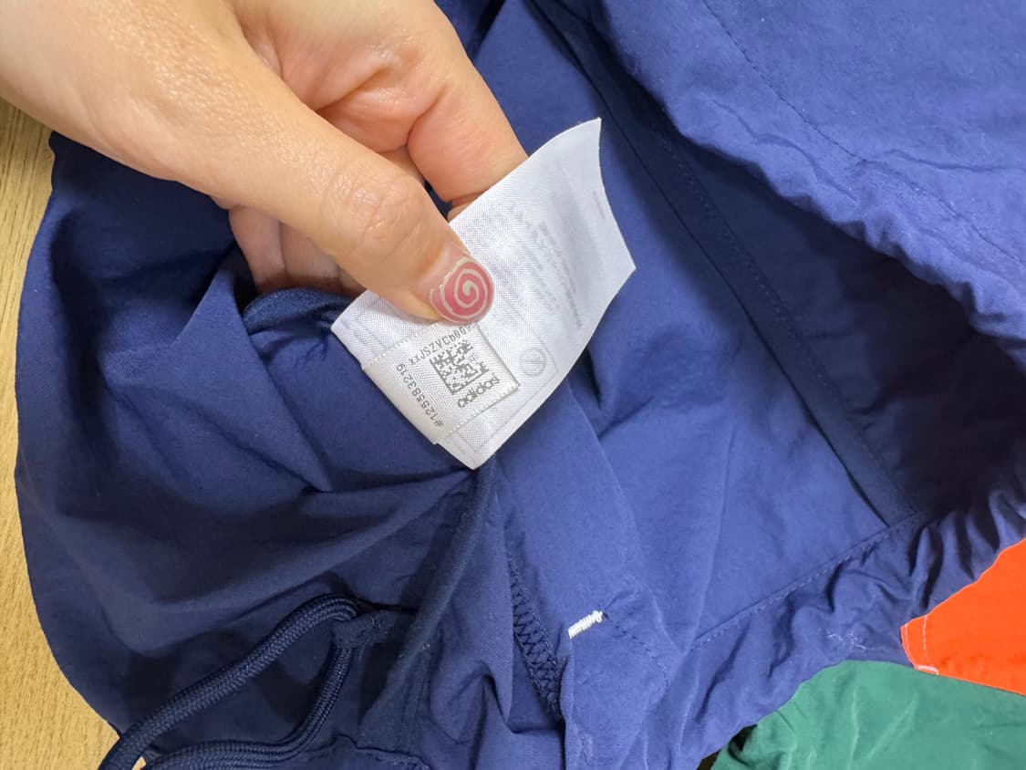 아디다스 오리지널 멀티컬러 바람막이 자켓 XS 상품이미지6