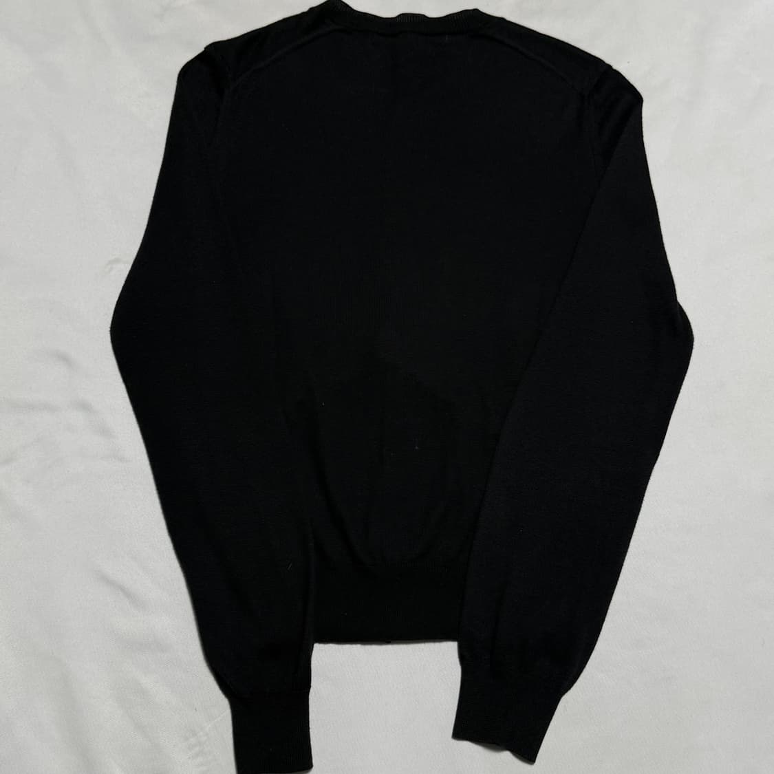 🫶🏻 꼼데가르송 레드 하트 와펜 Black 가디건 🫶🏻 상품이미지3