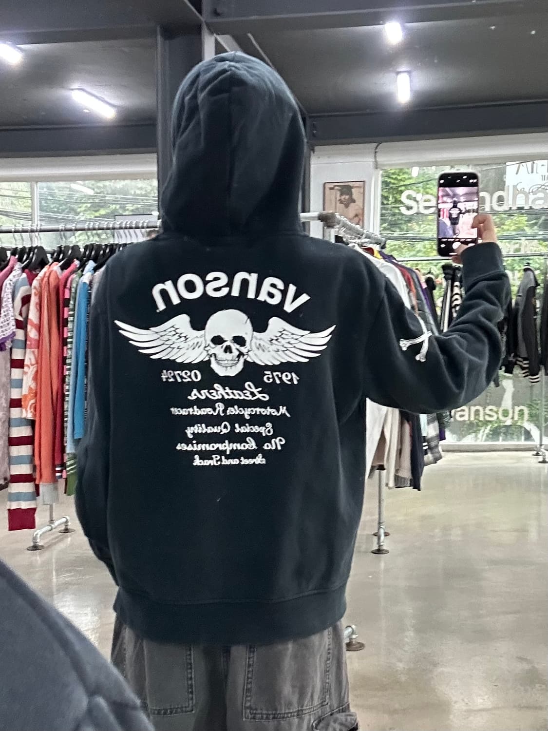벤슨 스컬윙 빅로고 후드집업자켓 상품이미지1