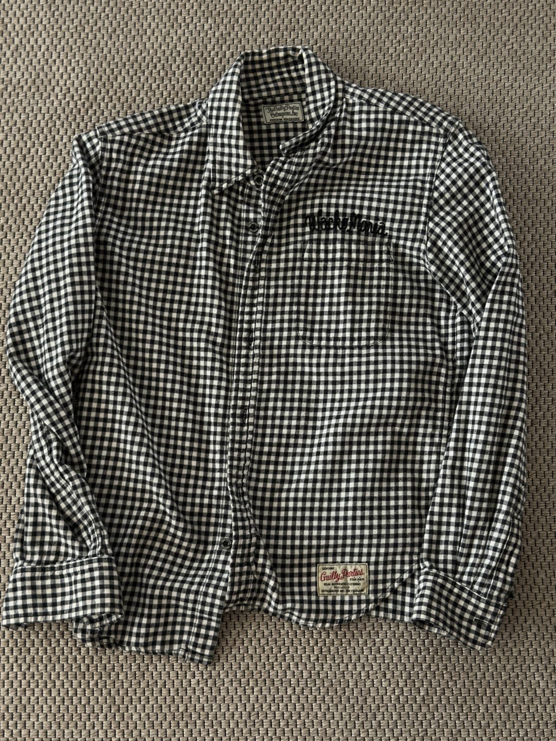 와코마리아 깅엄셔츠 상품이미지1