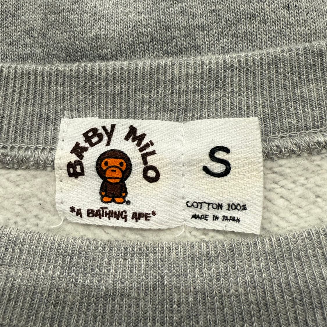 베이프 그레이 베이비 마일로 반팔 티셔츠 상품이미지4