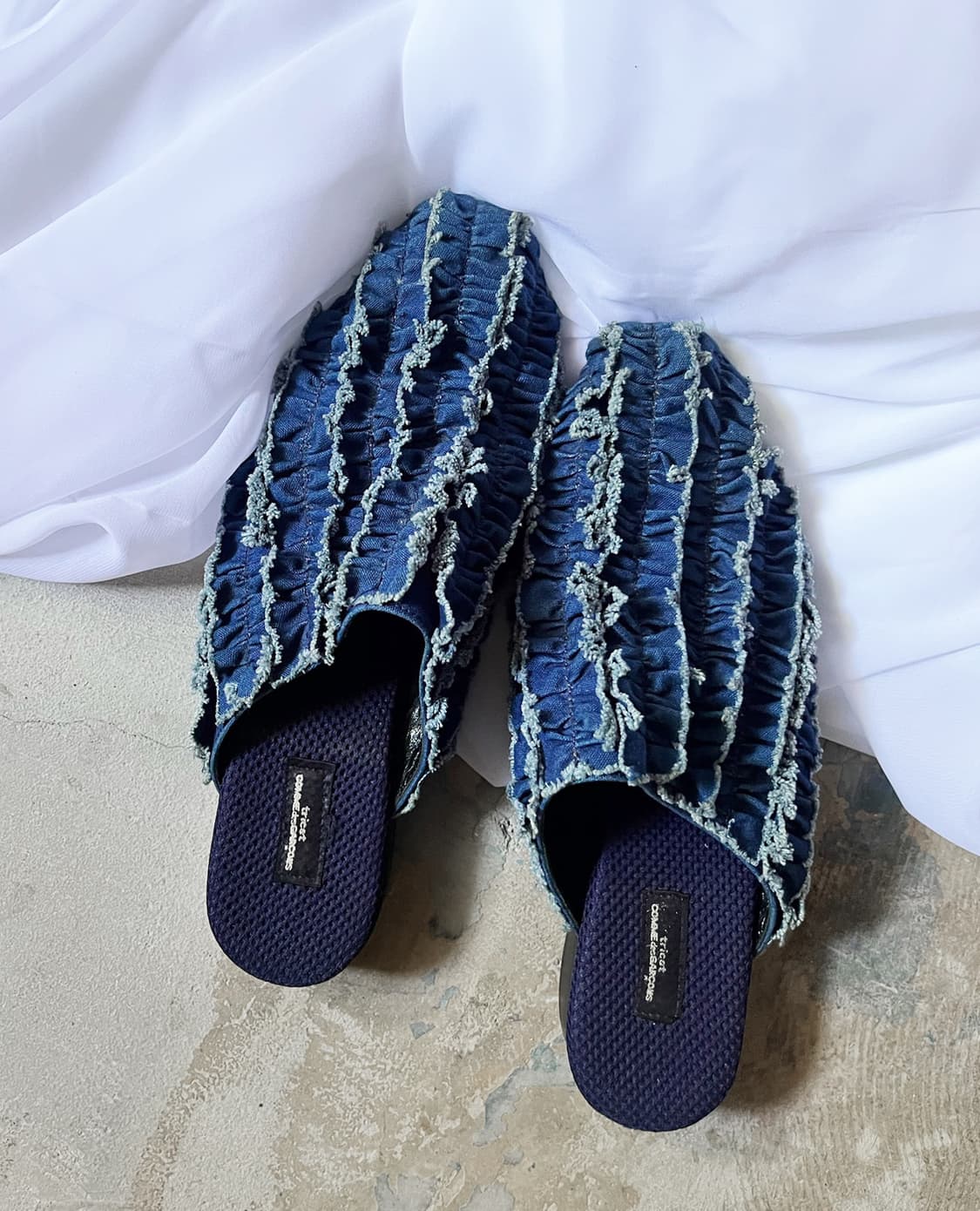 COMME DES GARCONS shirring mules 상품이미지1