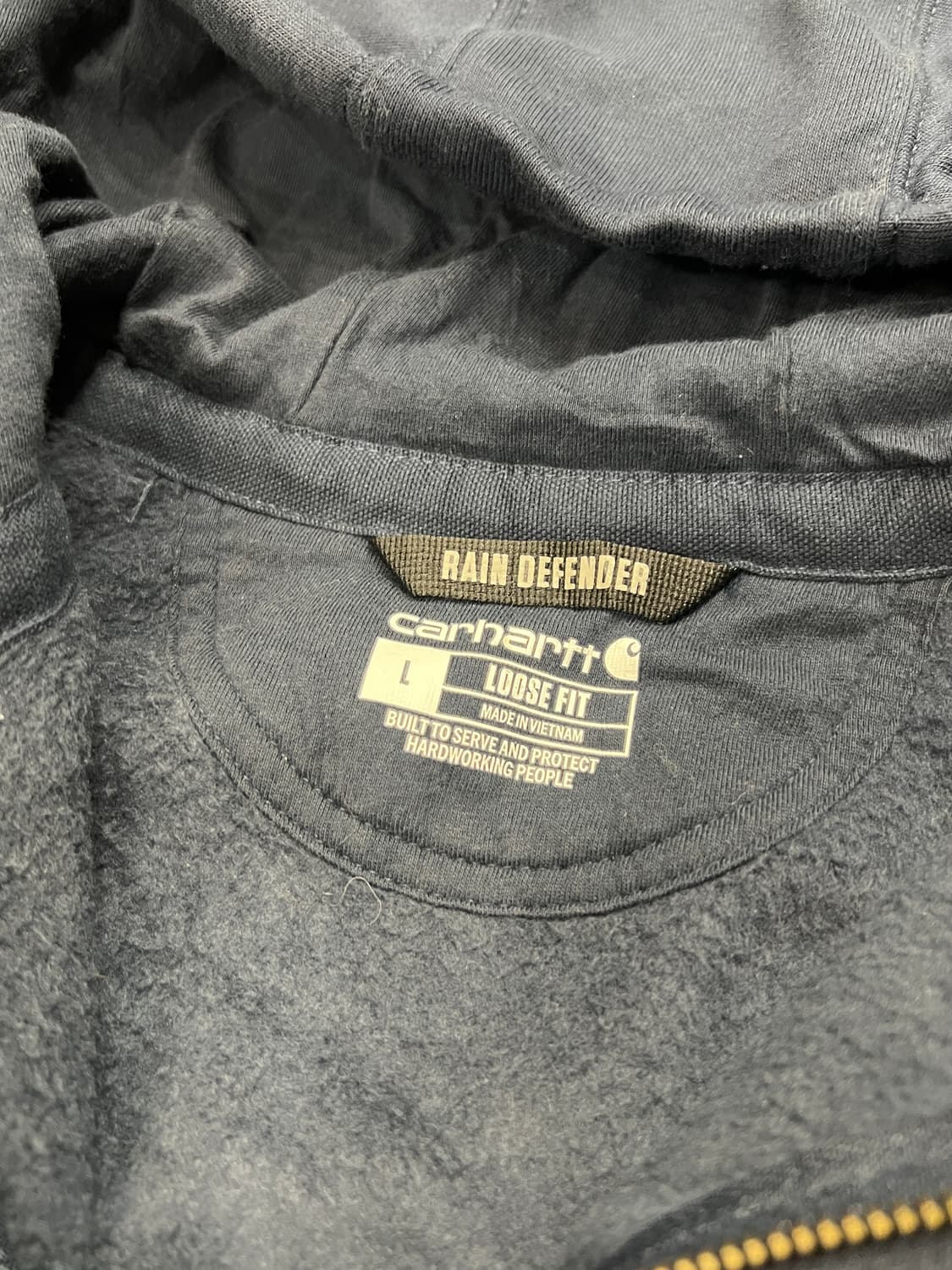 칼하트 레인디펜더 후드집업 상품이미지4