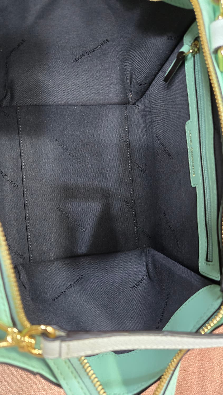 루이까또즈(LOUIS QUATORZE) 토트백 숄더백 민트  상태최상 상품이미지5