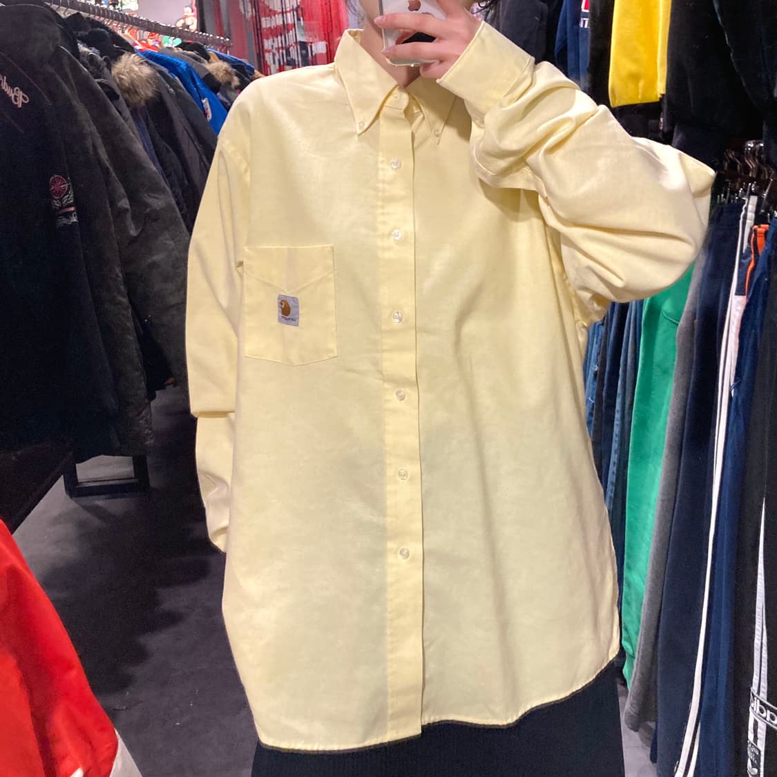 [IM]칼하트 긴팔셔츠 옐로우 상품이미지3