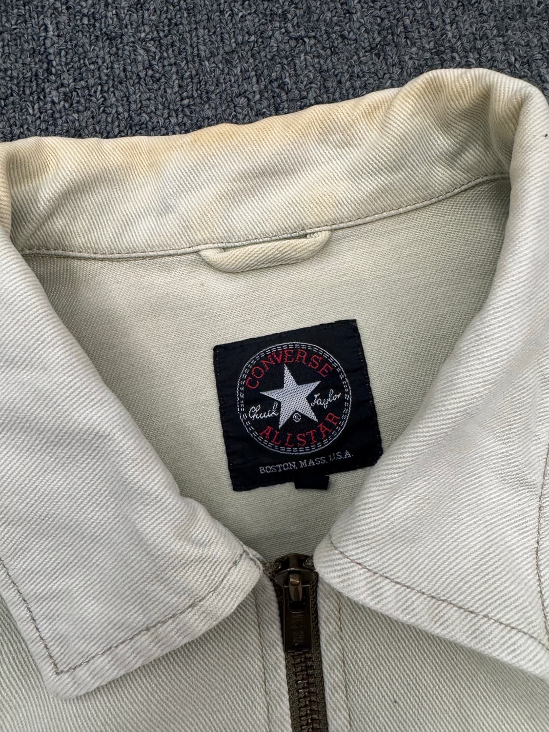 L)컨버스 빈티지 코튼 집업 자켓 상품이미지4