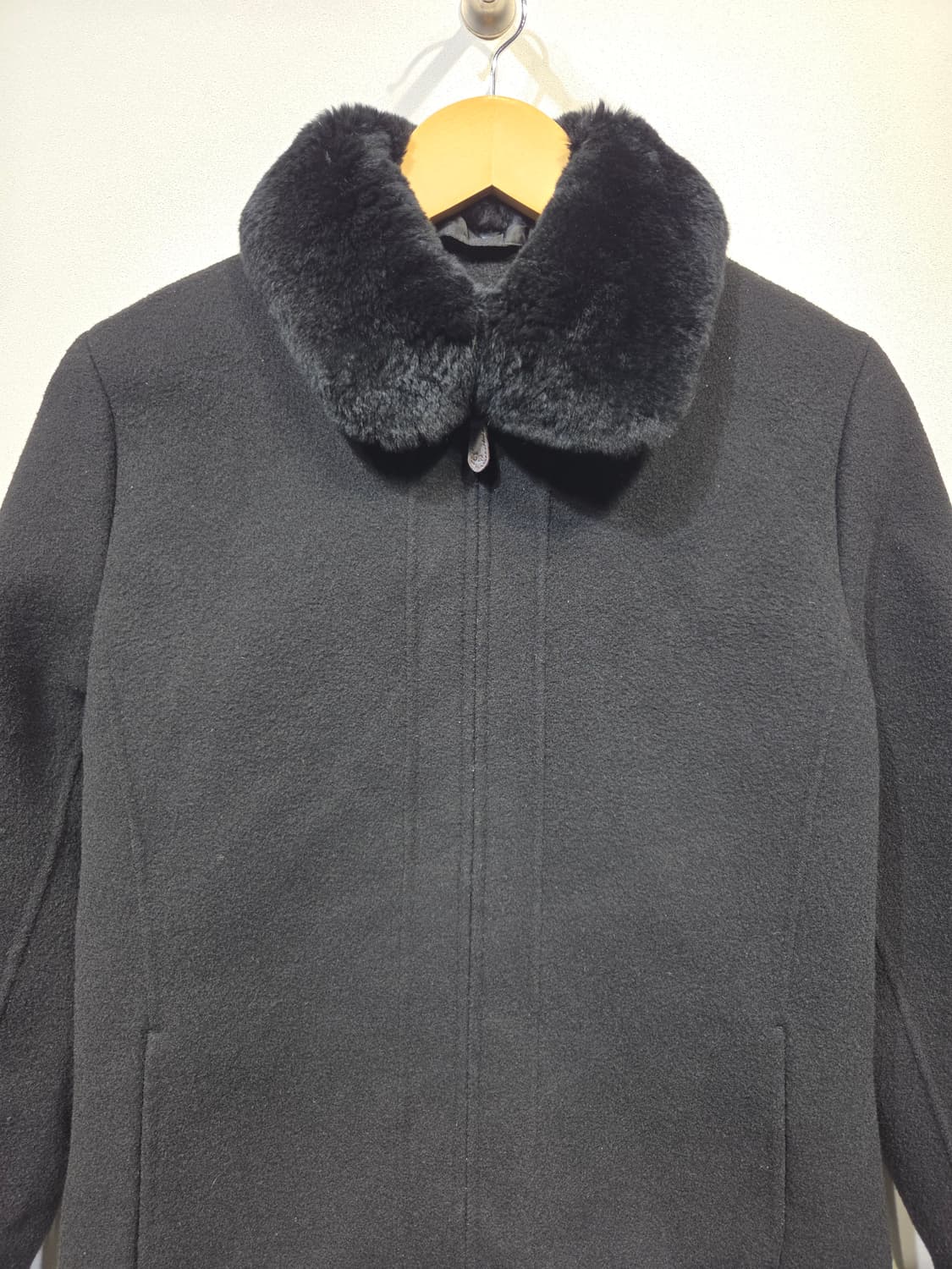 크로커다일레이디 렉스 퍼 배색 울 자켓 상품이미지3