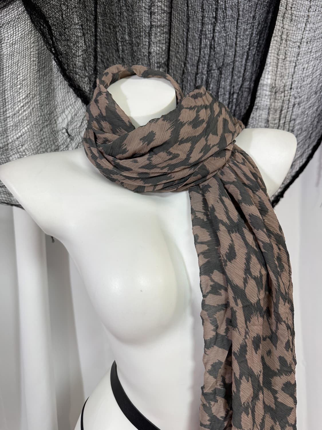 leopard scarf 상품이미지3