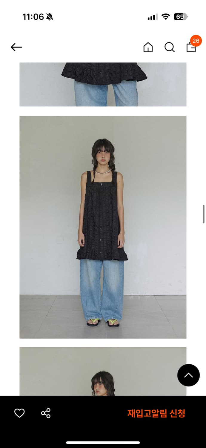 호쿠스포쿠스 볼륨 시어서커 원피스 상품이미지4