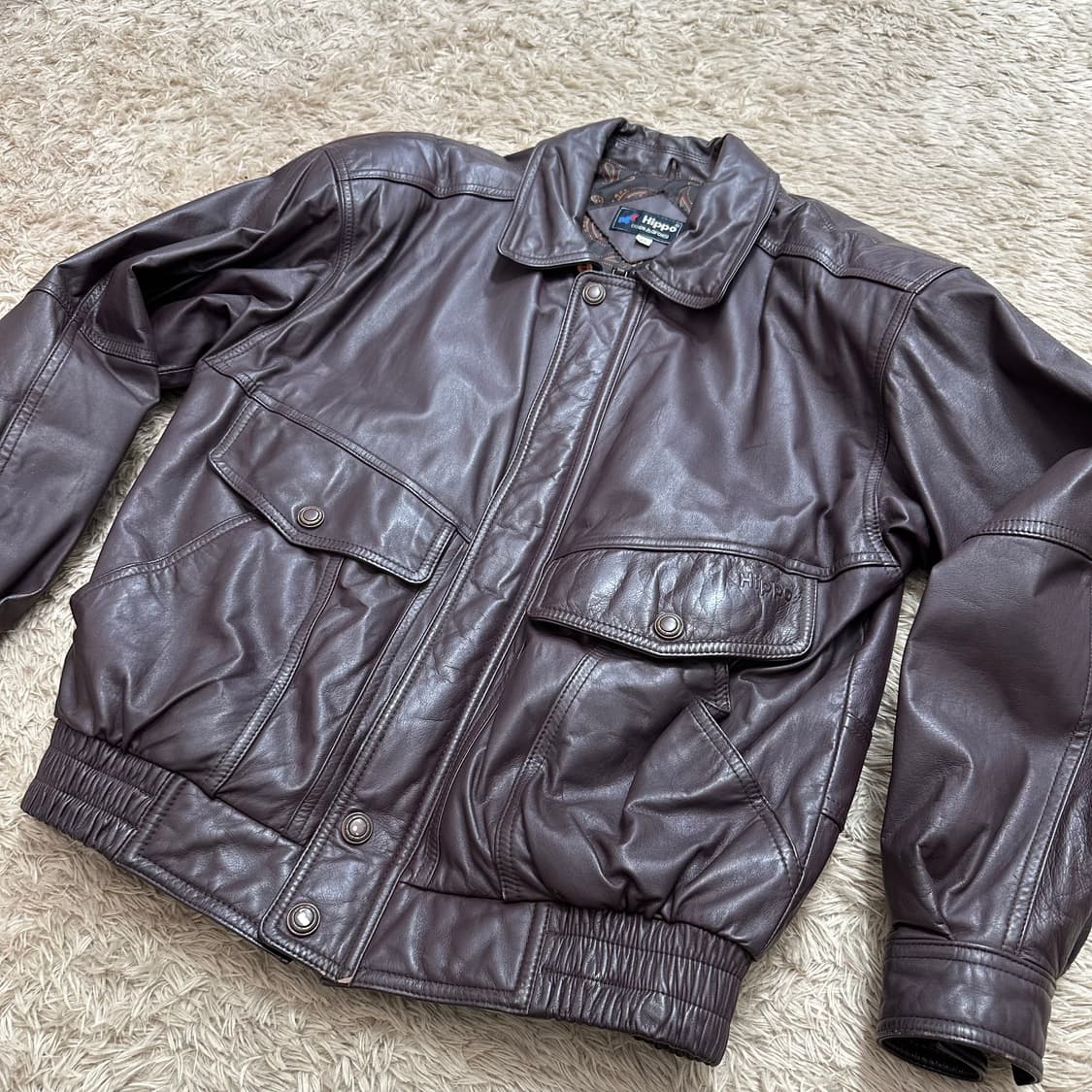 히포 hippo 소가죽 자켓 상품이미지3