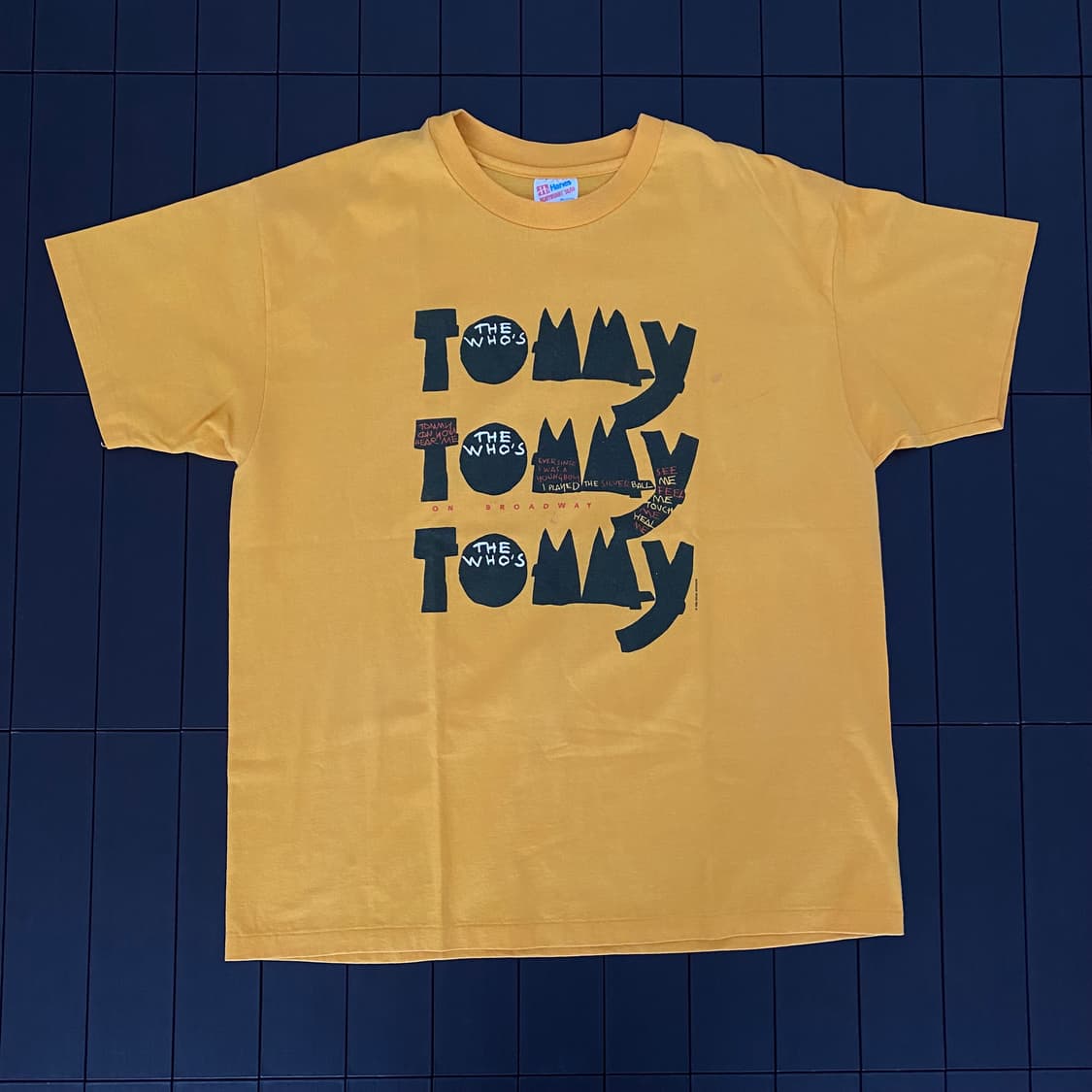 (XL) 90s 빈티지 the who tommy 더후 밴드티 상품이미지2