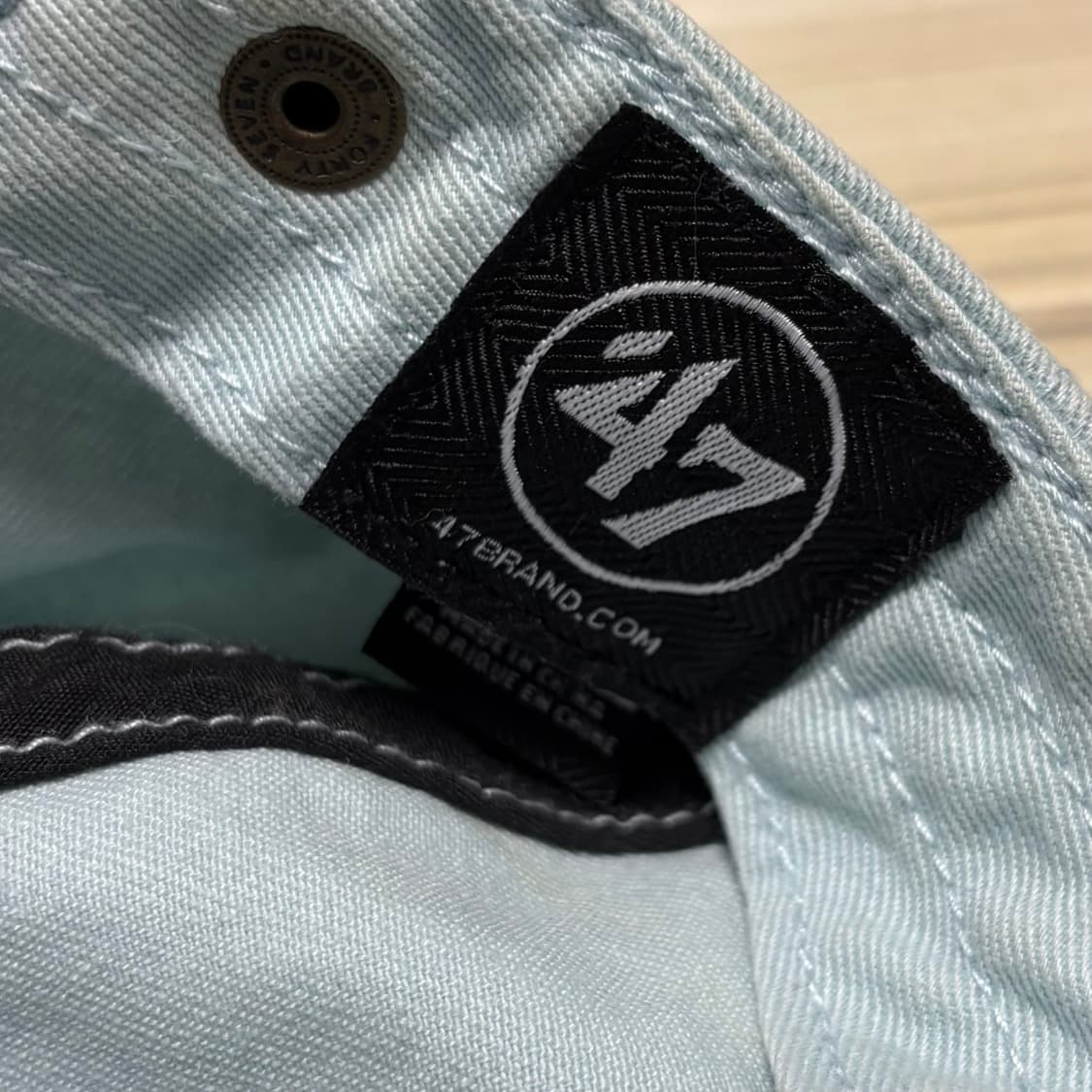 [47브랜드] LA 다저스 클린업 라이트 블루 볼캡 상품이미지4