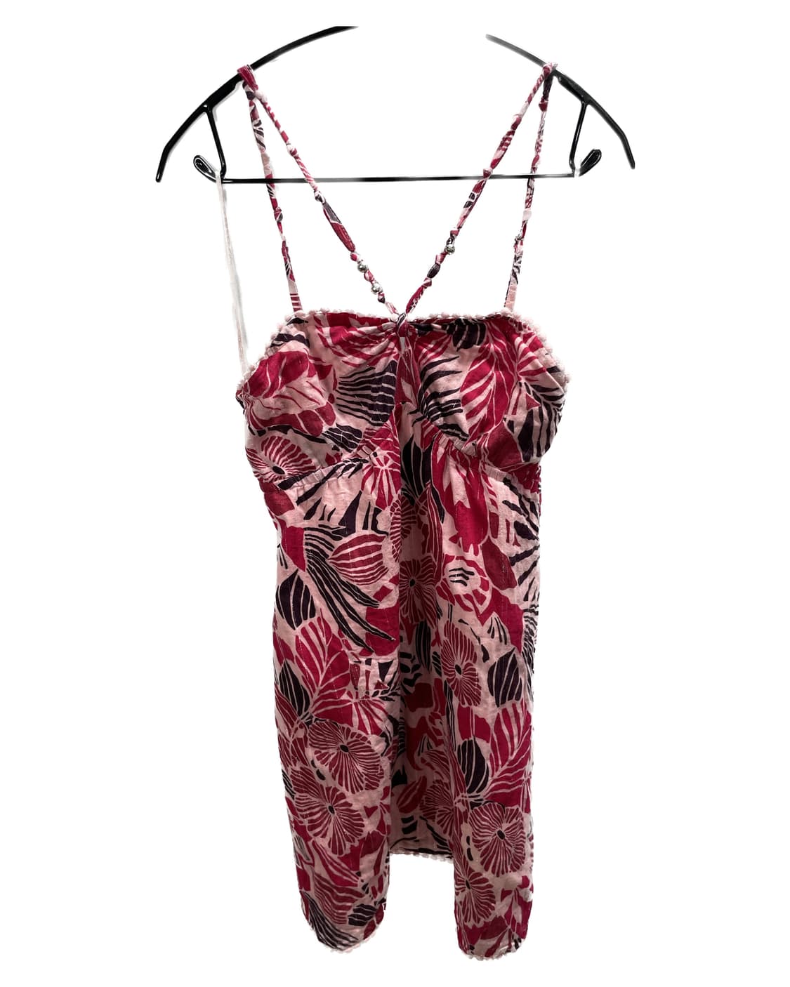 pink gyaru sleeveless ops 상품이미지2