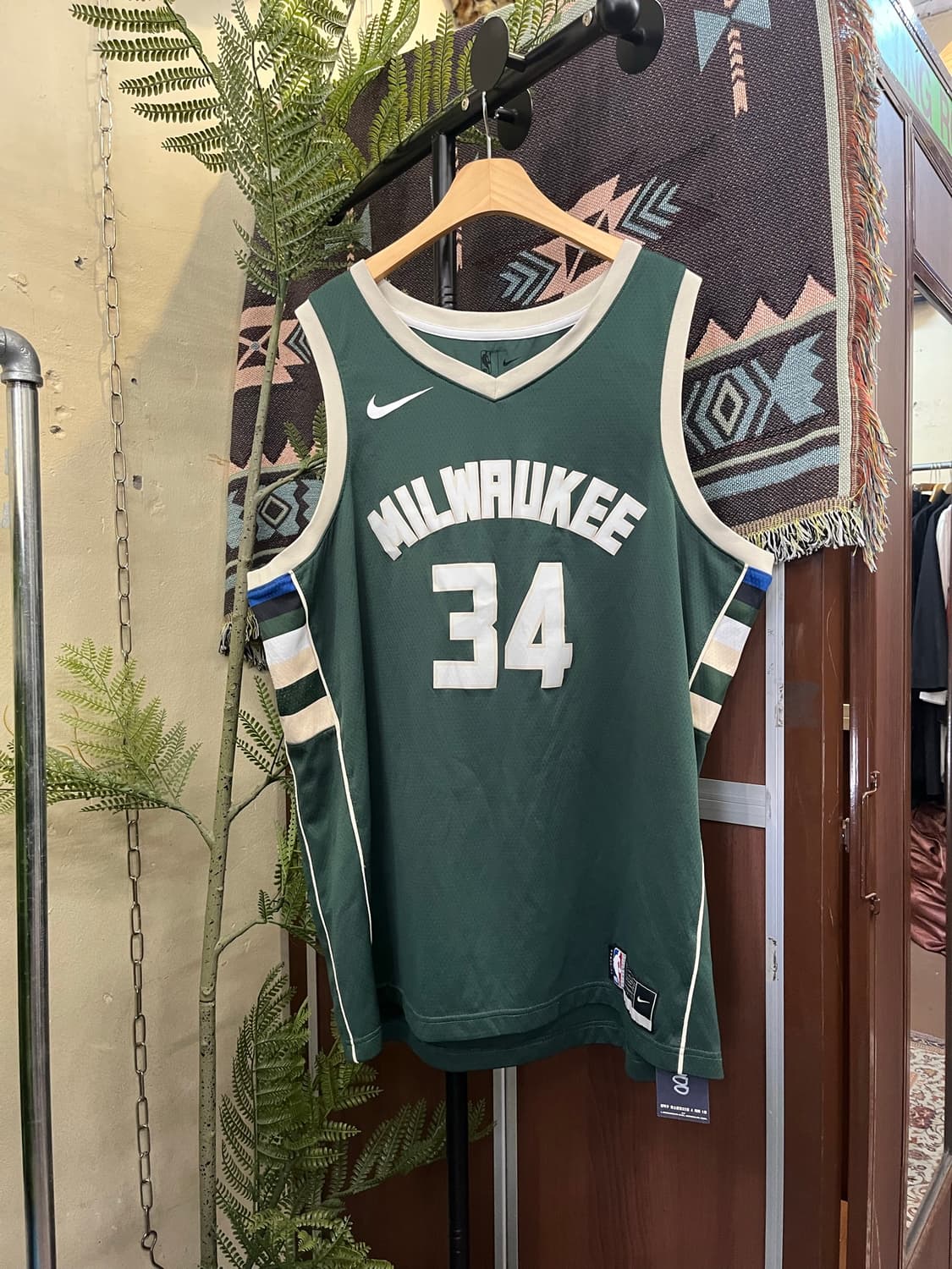 나이키 NBA 밀워키 벅스 야니스 아데토쿤보 져지 #csz0104  Si 상품이미지1