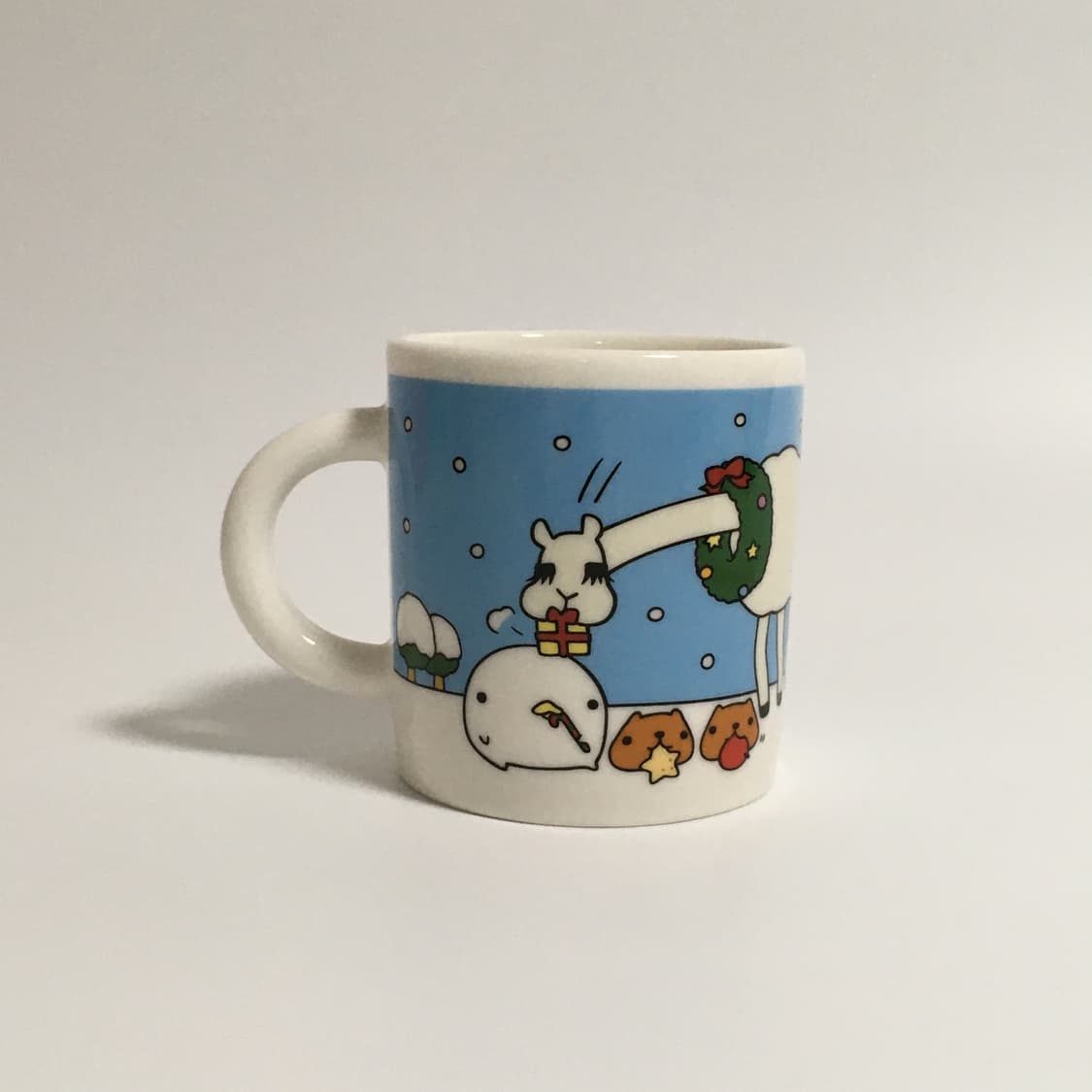 고전 카피바라 크리스마스 머그컵 상품이미지3