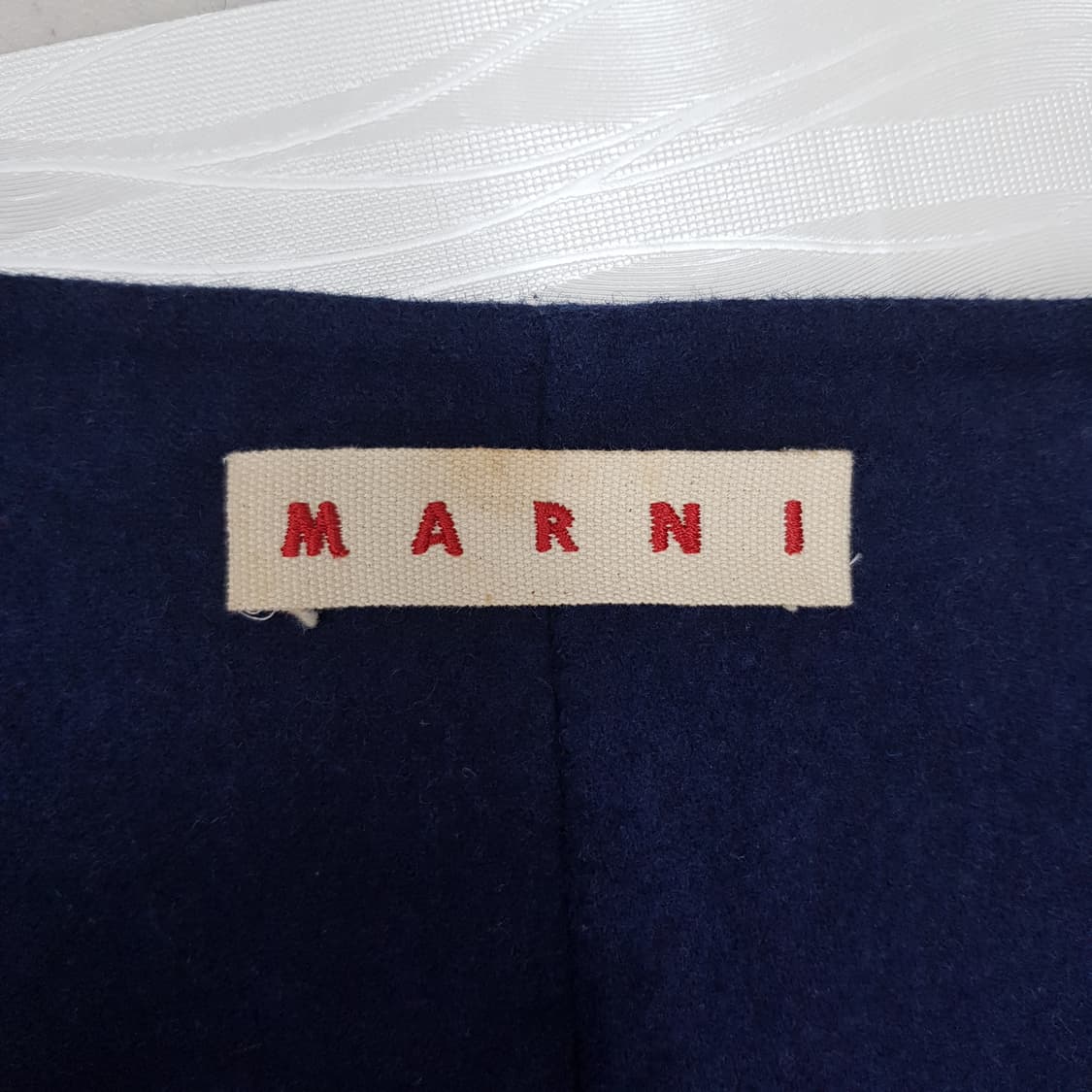 마르니 MARNI 울 혼방 오버핏 반팔 코트 40사이즈 상품이미지6