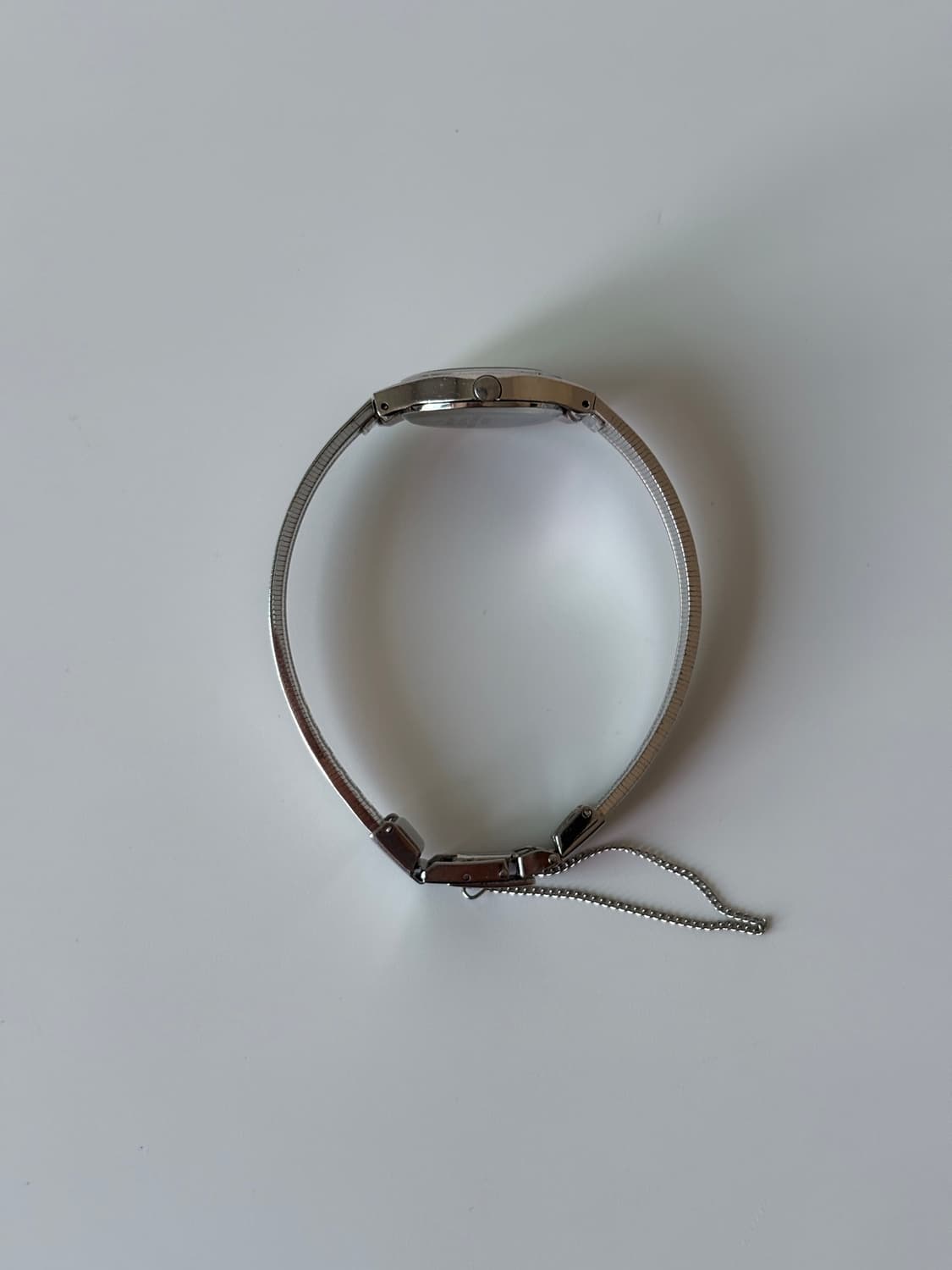 1980s Texture Oval Bracelet Ladies Quart 상품이미지4