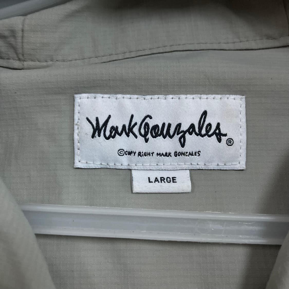 마크곤잘레스 스몰 로고 그레이 아노락 바람막이 상품이미지4