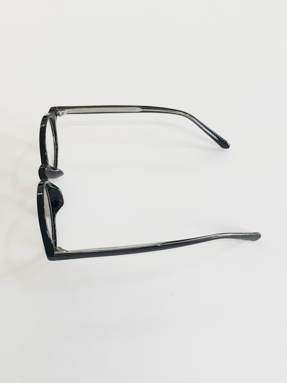 빈티지 타원형 레트로안구 뿔테 블랙  330 상품이미지3