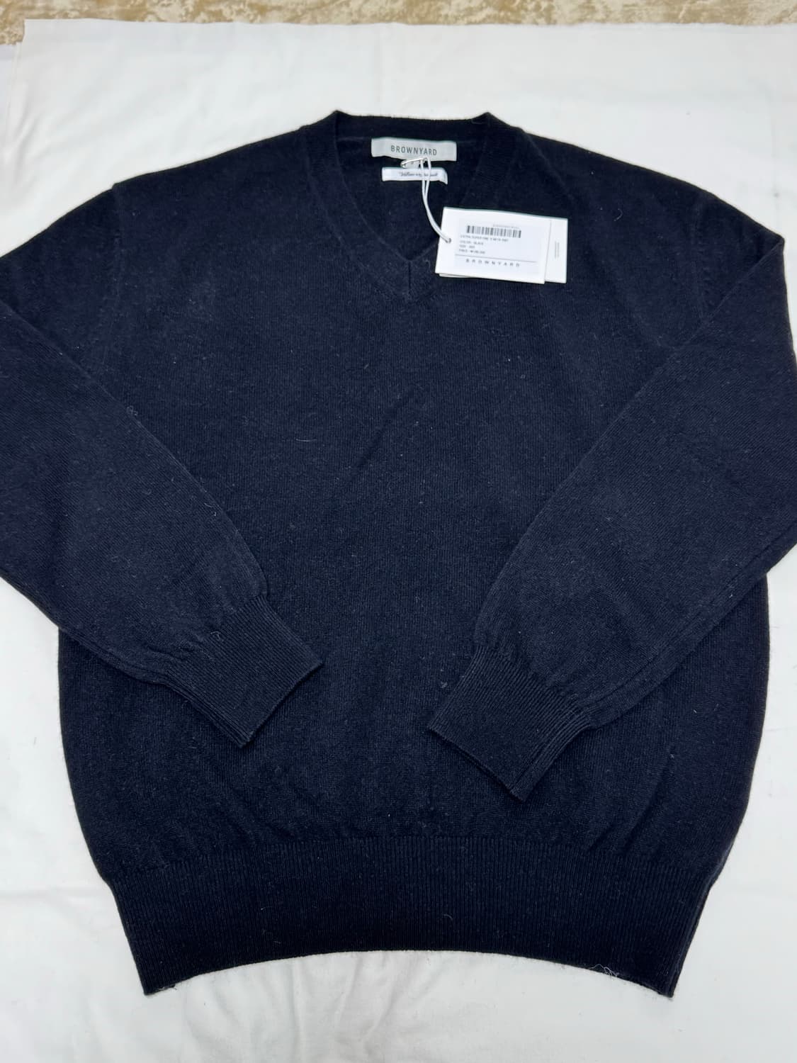 브라운야드 / 엑스트라 슈퍼 파인 브이넥 니트 / 3 상품이미지2