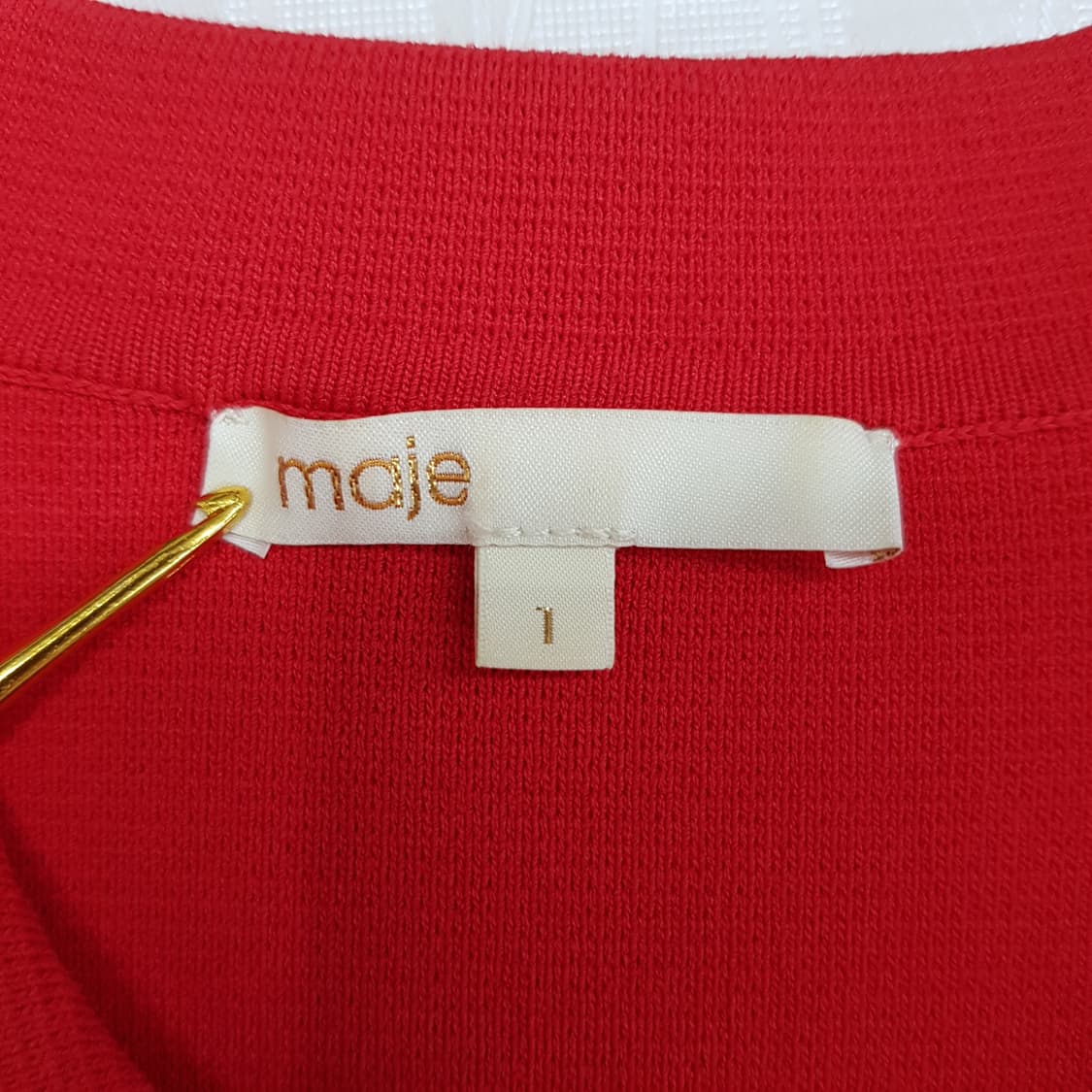 MAJE 마쥬 스티치 포인트 골드버튼 가디건 1사이즈 상품이미지8