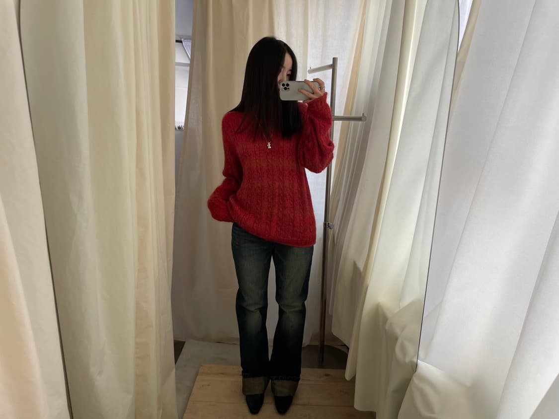 vintage low rise boots cut denim 상품이미지6