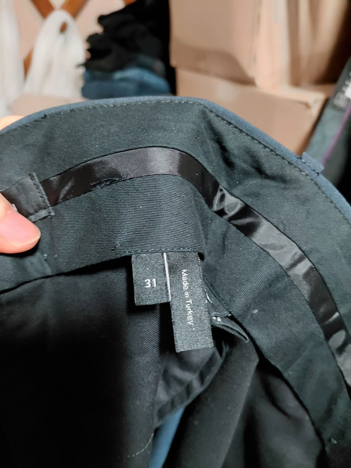 [띠어리]여름용 울100 네이비 슬렉스 31사이즈 상품이미지5