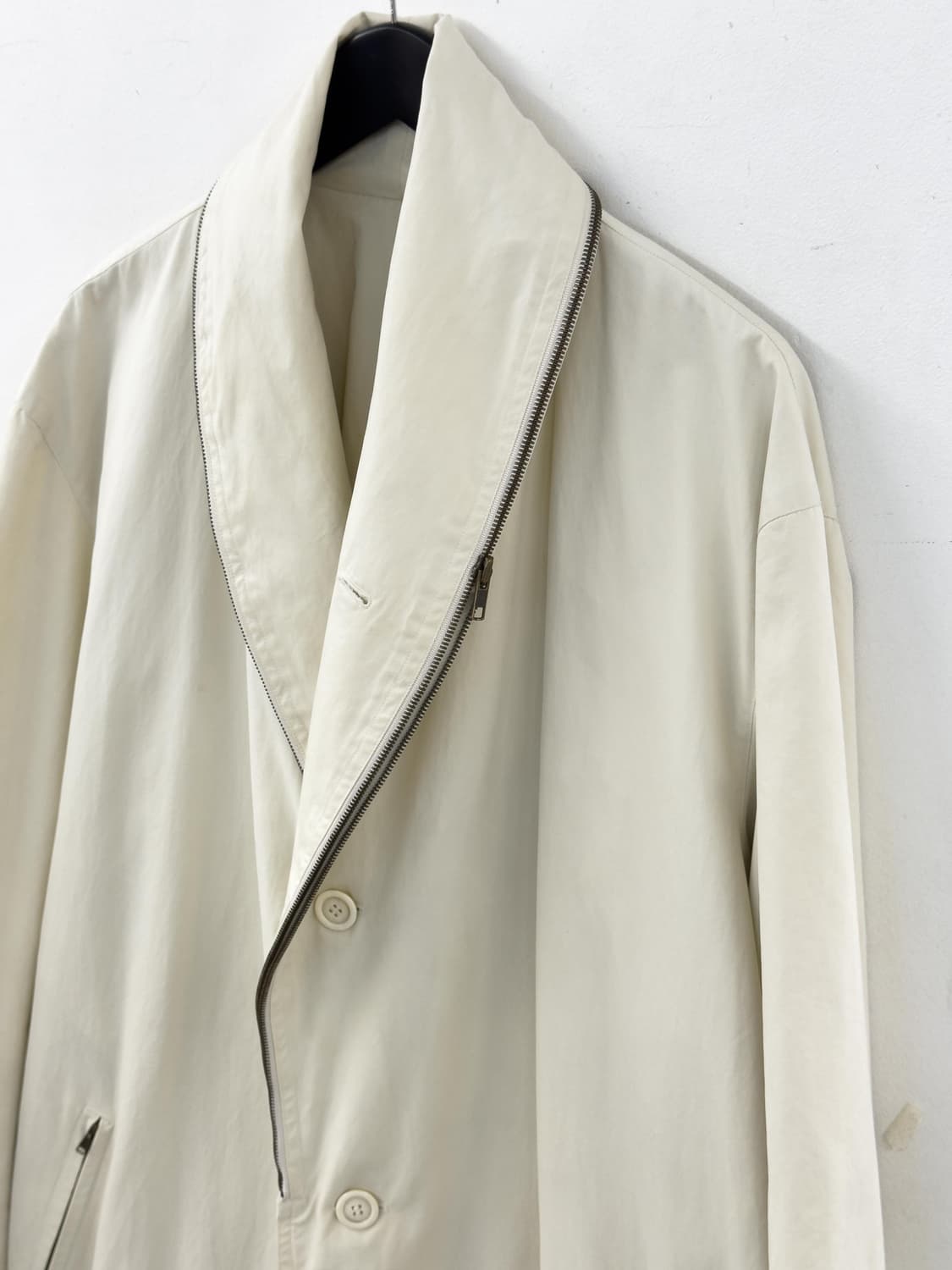 80s 이세이미야케 지퍼 숄카라 코트 상품이미지2