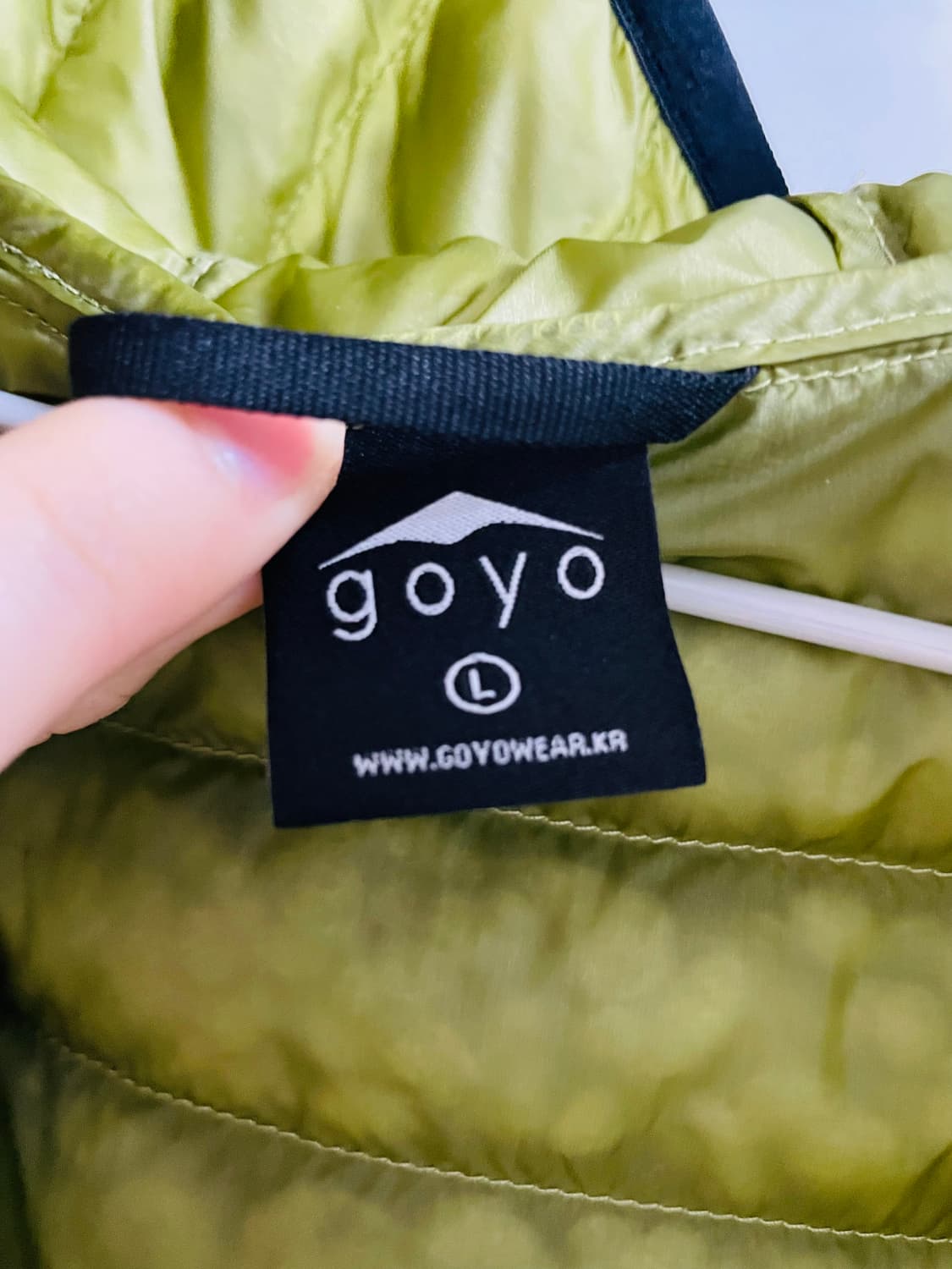 고요웨어 경량패딩 상품이미지4