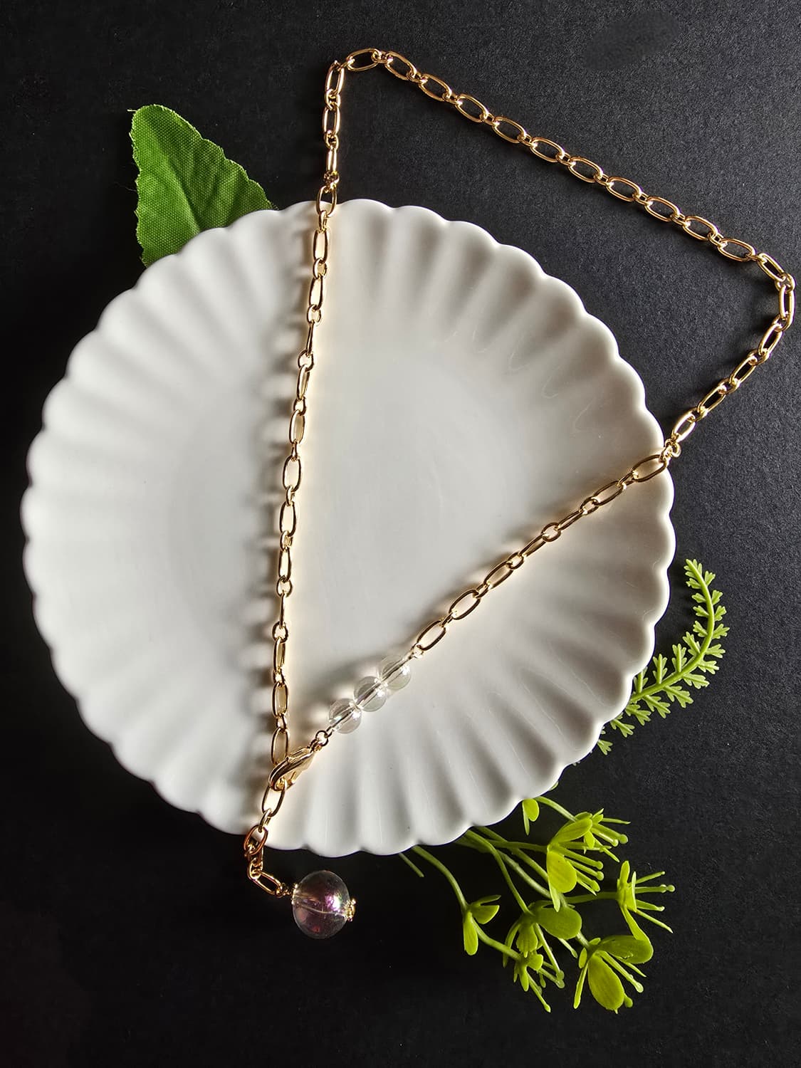 오로라 비즈 목걸이 상품이미지4