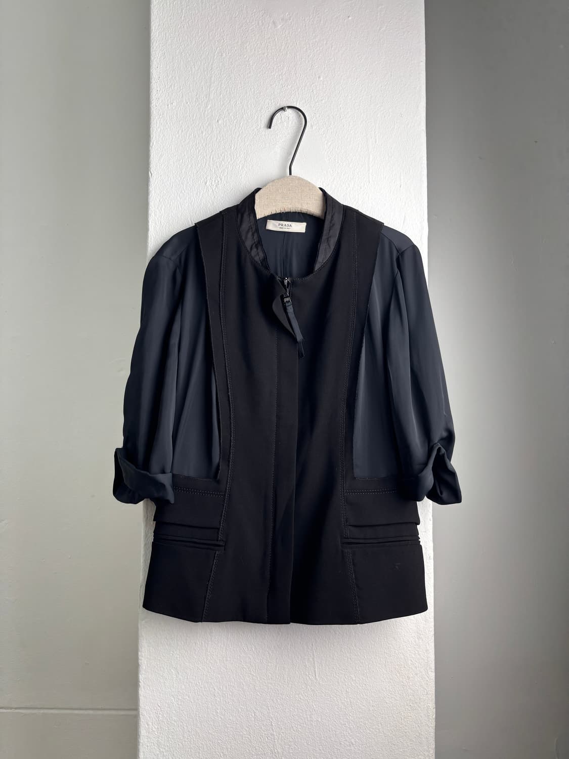 PRADA Black Silk jacket 상품이미지1