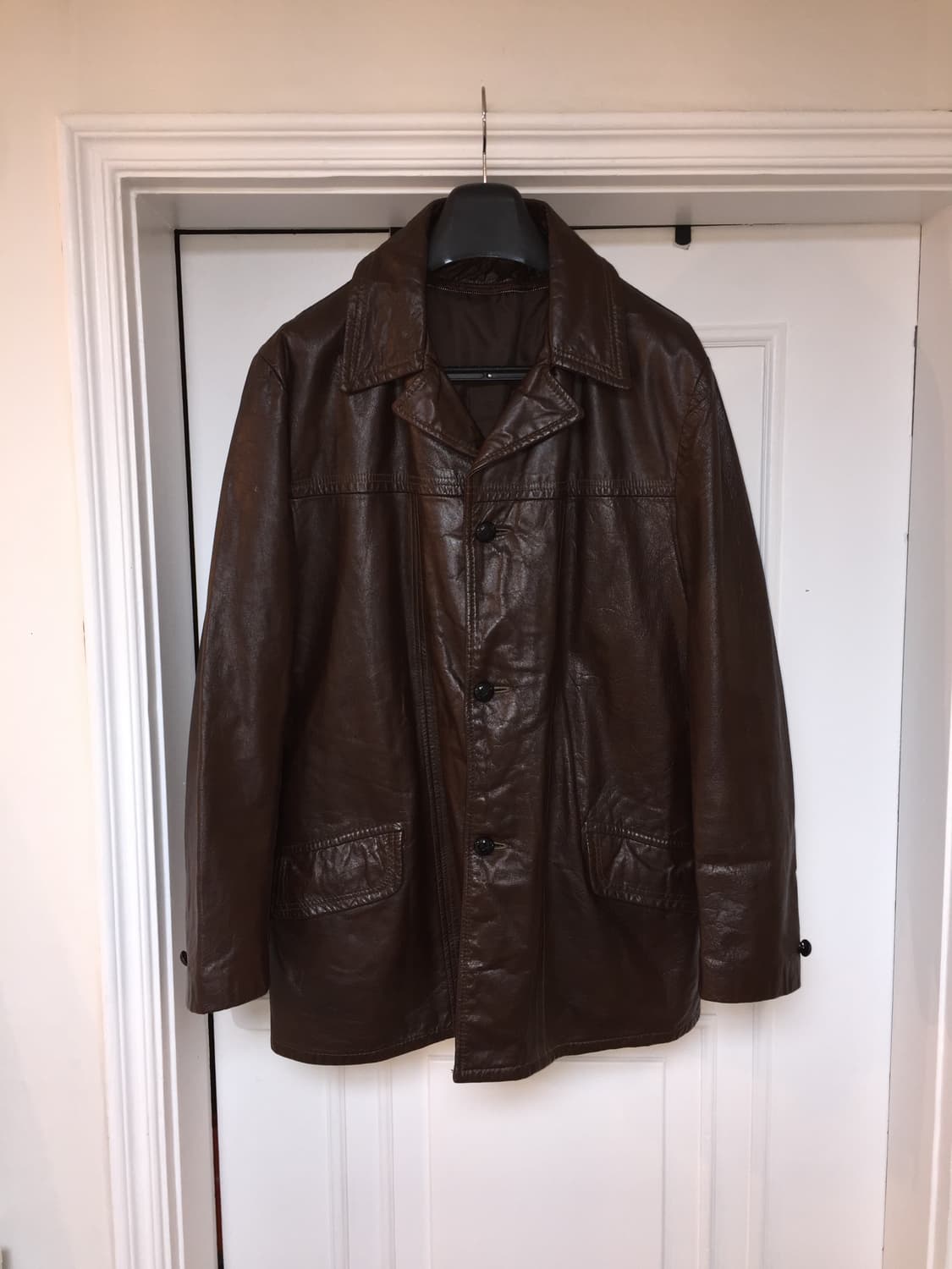 70‘s sears 레더 카코트 상품이미지7