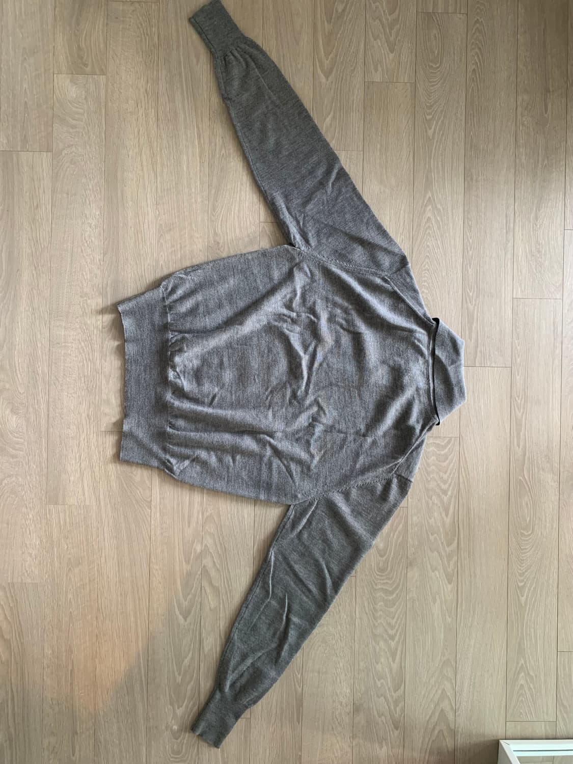 볼란테 VOLANTE 남성 울 카라니트 그레이 상품이미지9